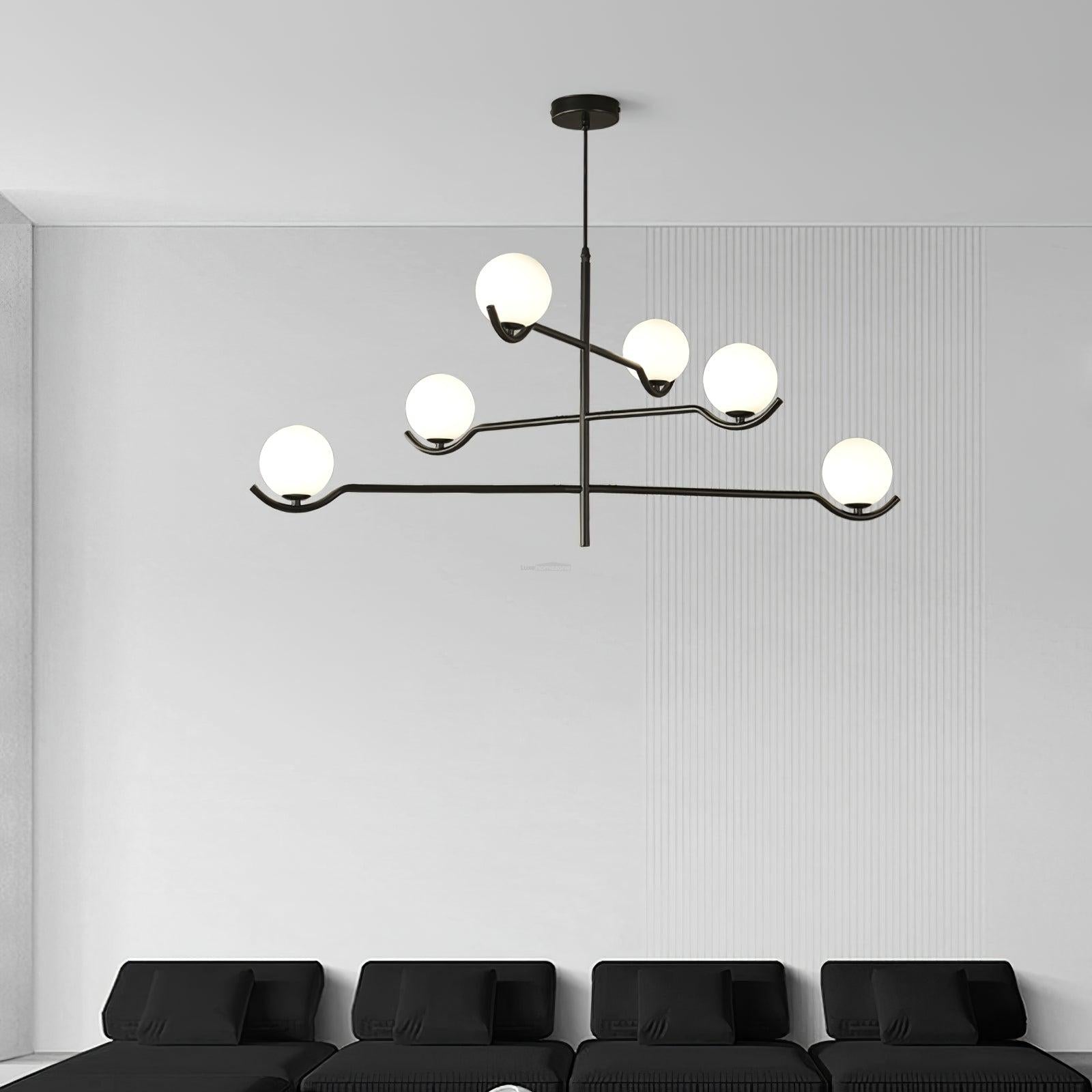 Doris Chandelier with 4/6 heads - Frown-1-Luxehomezone