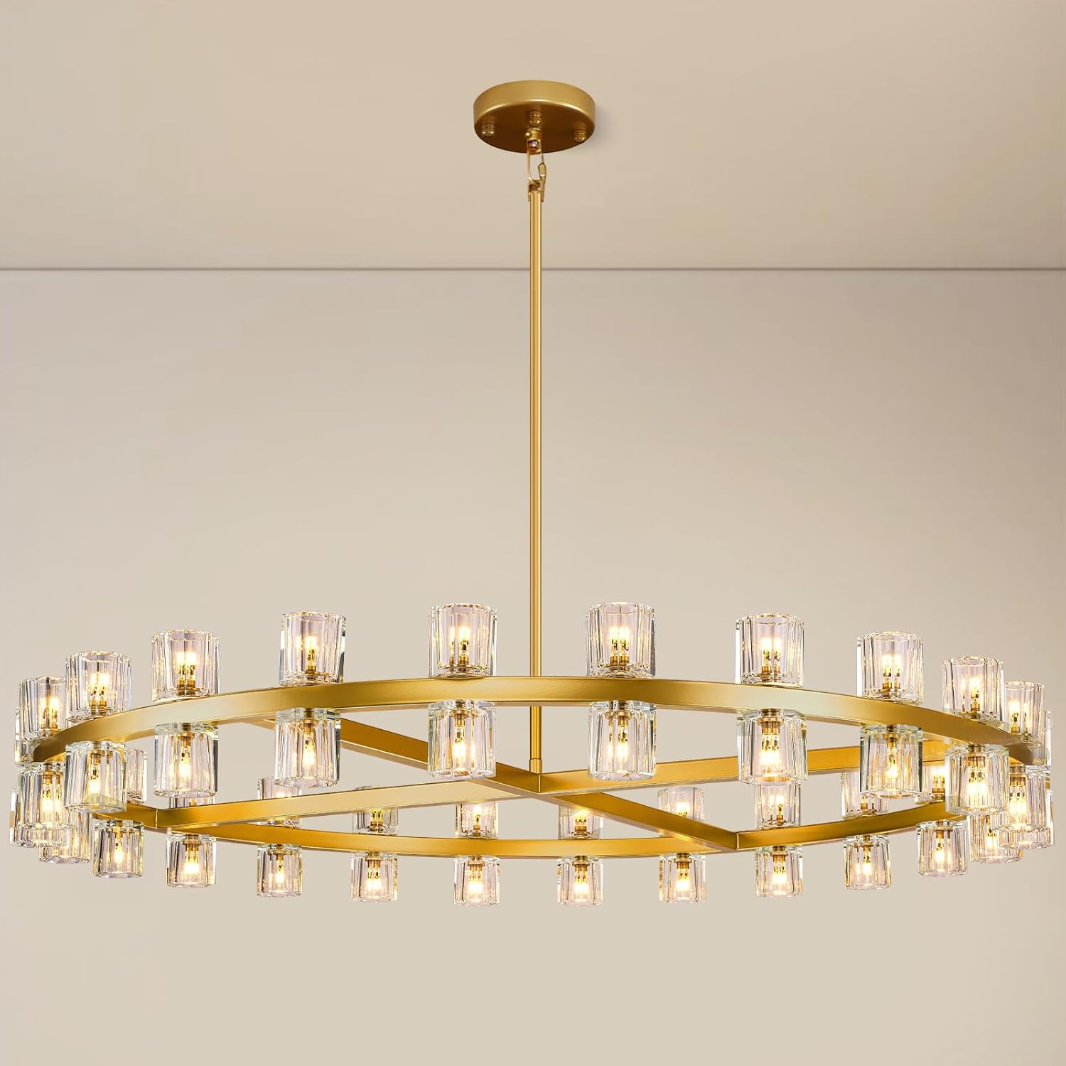 Glowra Round Chandelier 48"