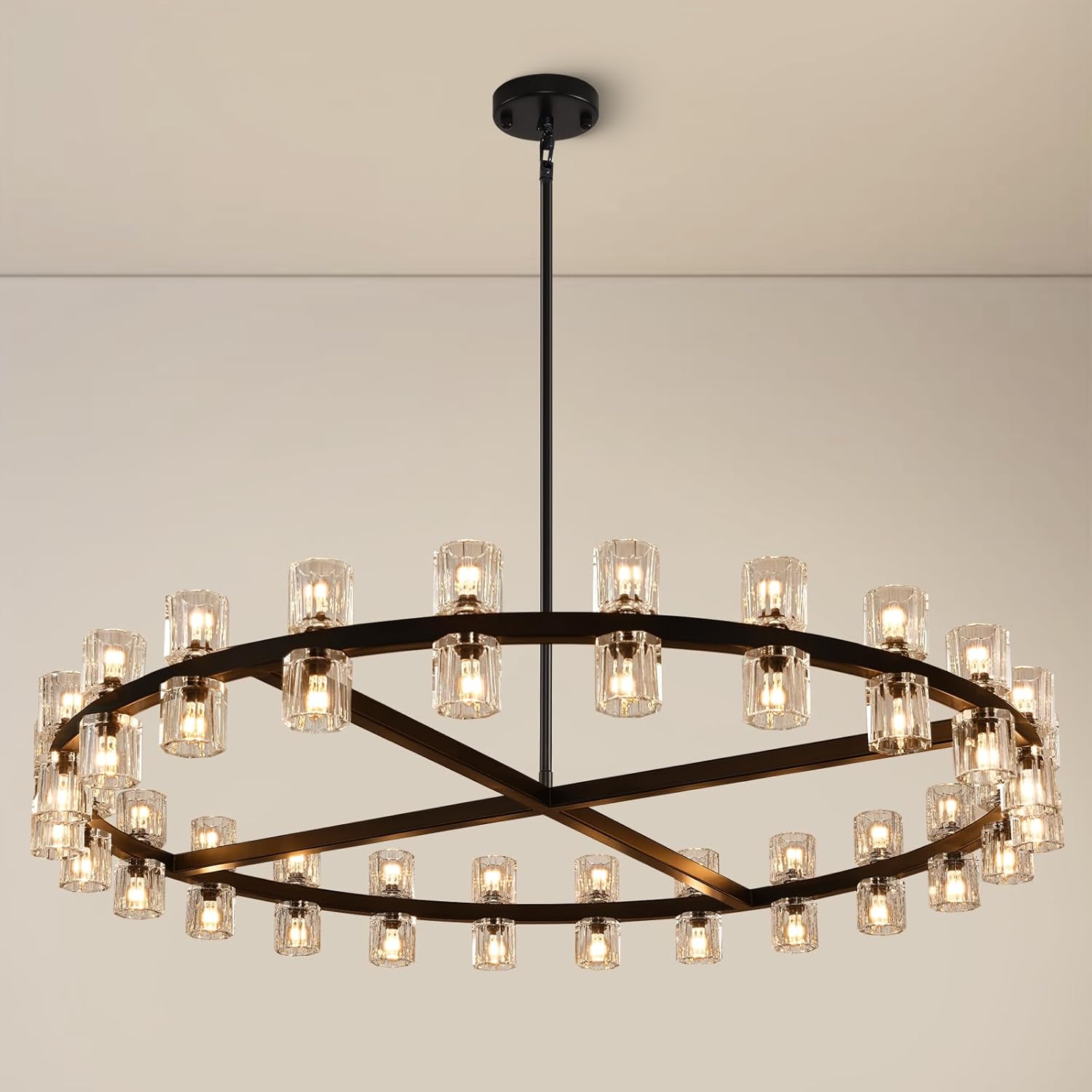 Glowra Round Chandelier 48"