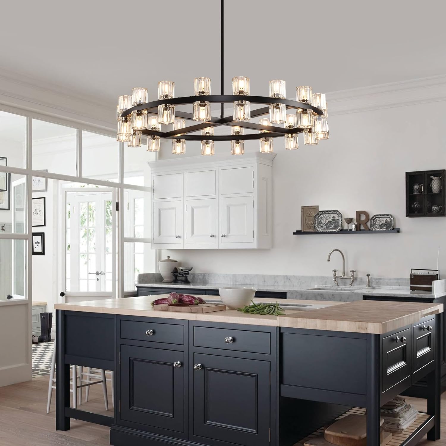 Glowra Round Chandelier 36"