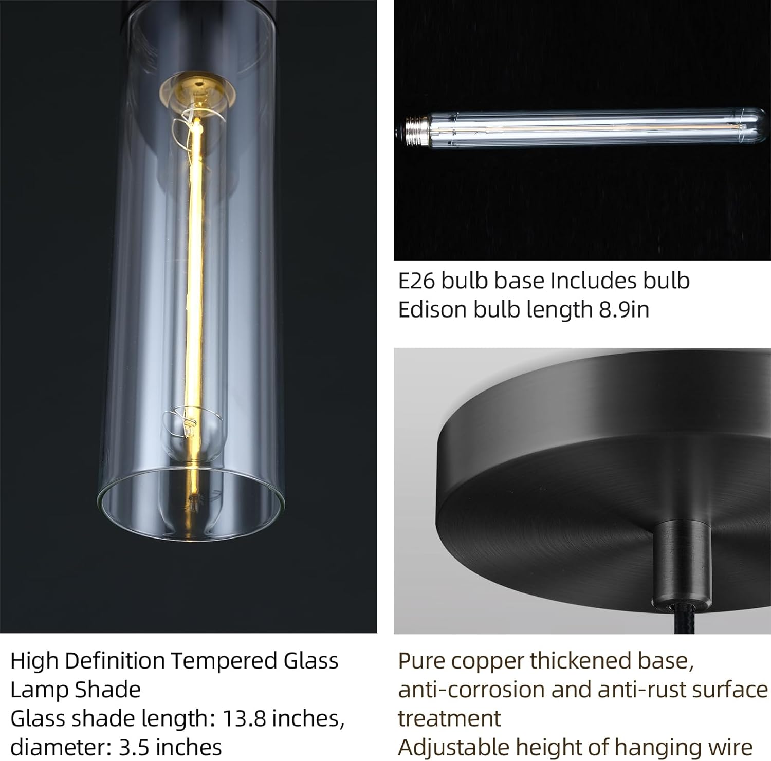 Aetheris Pendant Light 4"