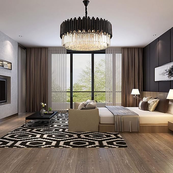 Bourbons Alfonso Crystal Round Chandelier