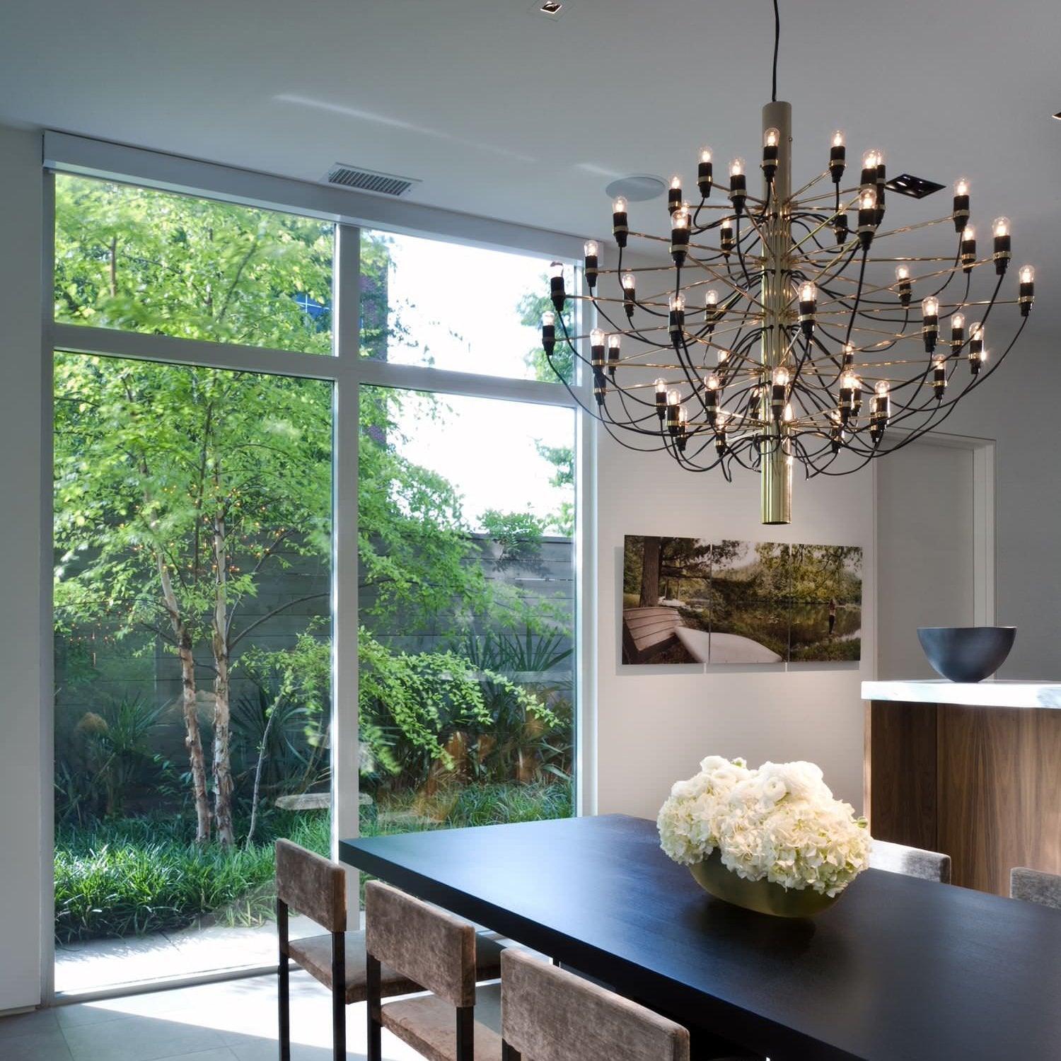 2097 Mid-Century Retro Candle Chandelier with 18/30/50/75 heads - Candle-1-Luxehomezone