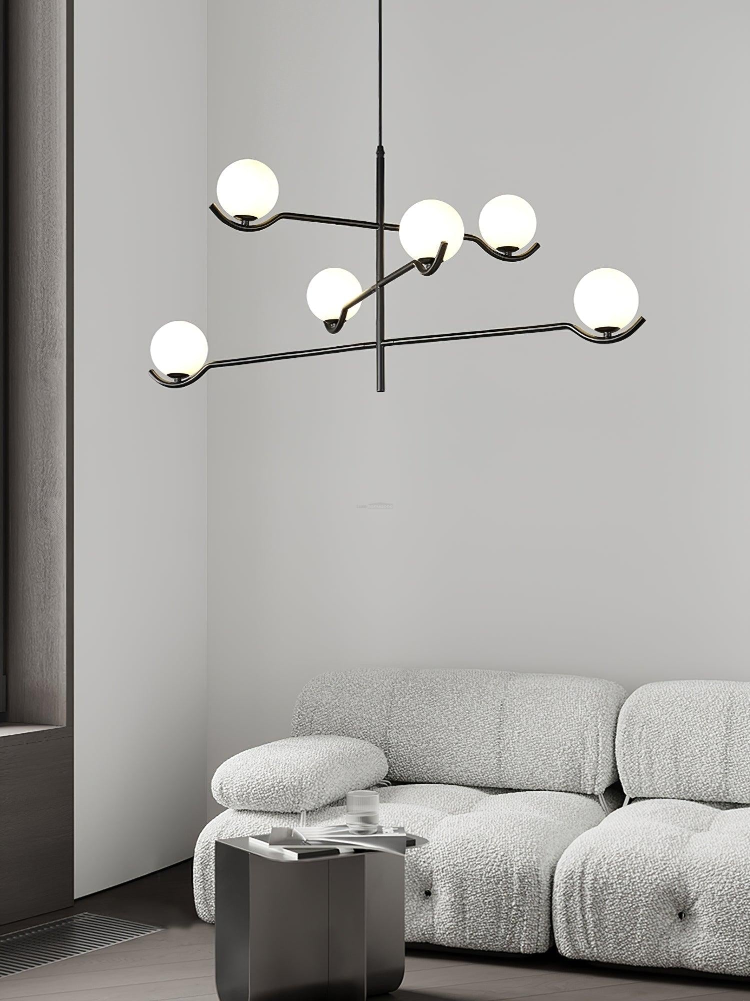 Doris Chandelier with 4/6 heads - Frown-1-Luxehomezone