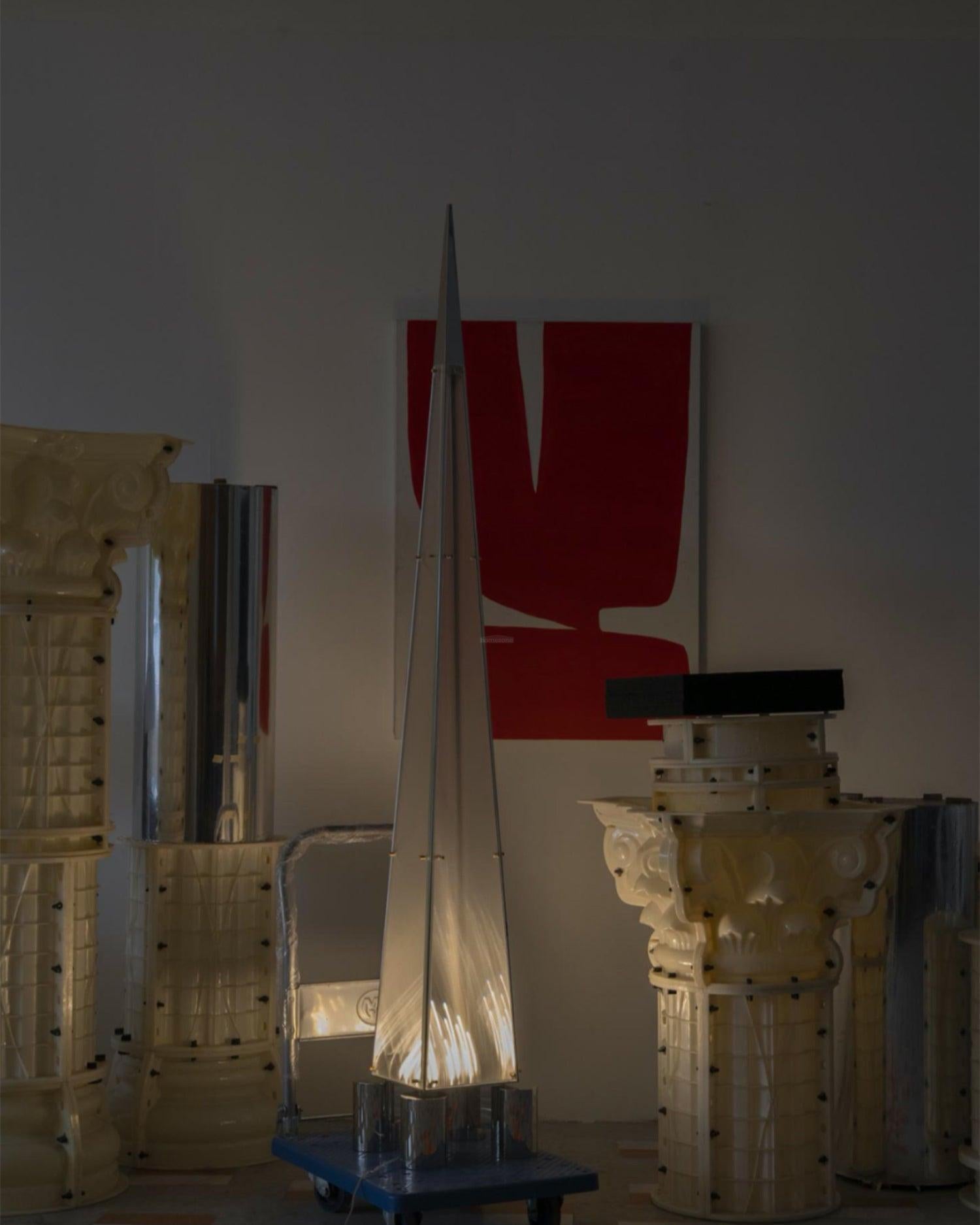Fragment Floor Lamp  ∅ 12.5″ - Pillar-1-Luxehomezone