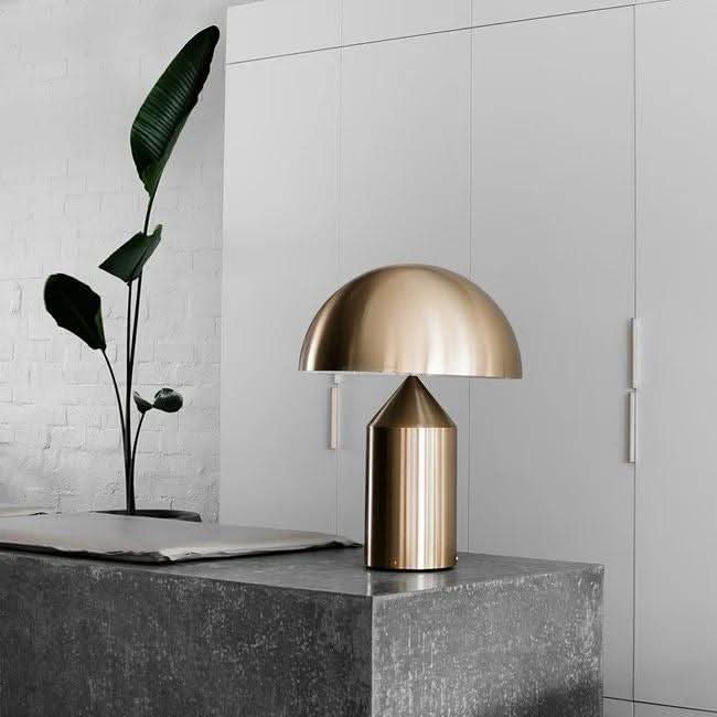 Atollo Metal Table Lamp ∅ 9.8″ - Luxehomezone