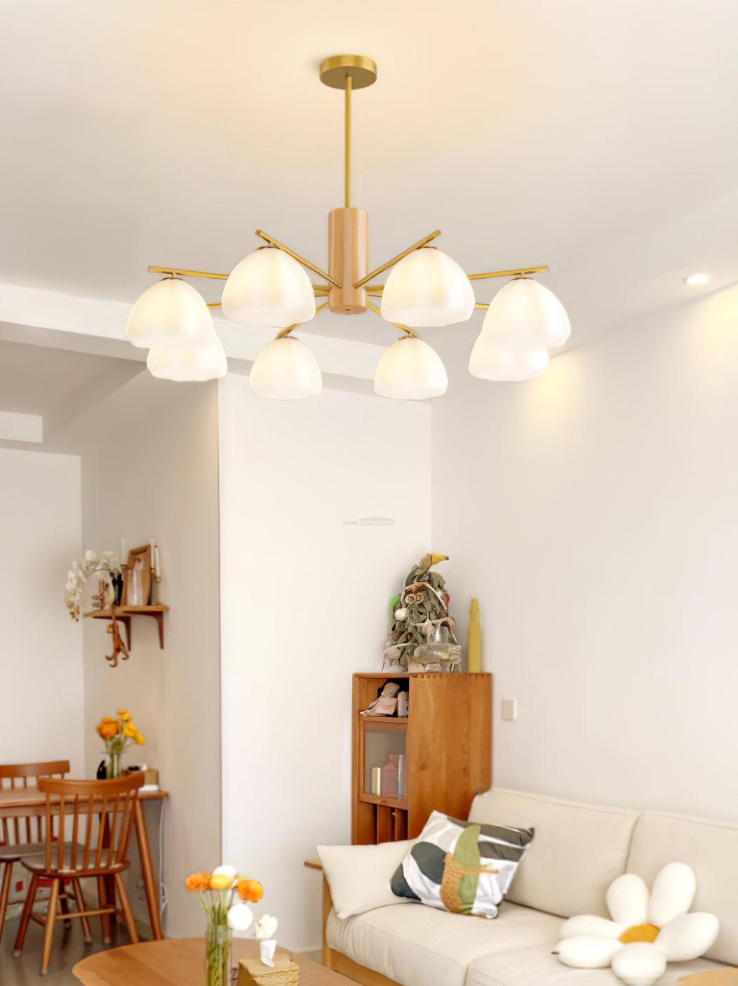 Little Clouds Round/Linear Chandelier - Zahara-1-Luxehomezone