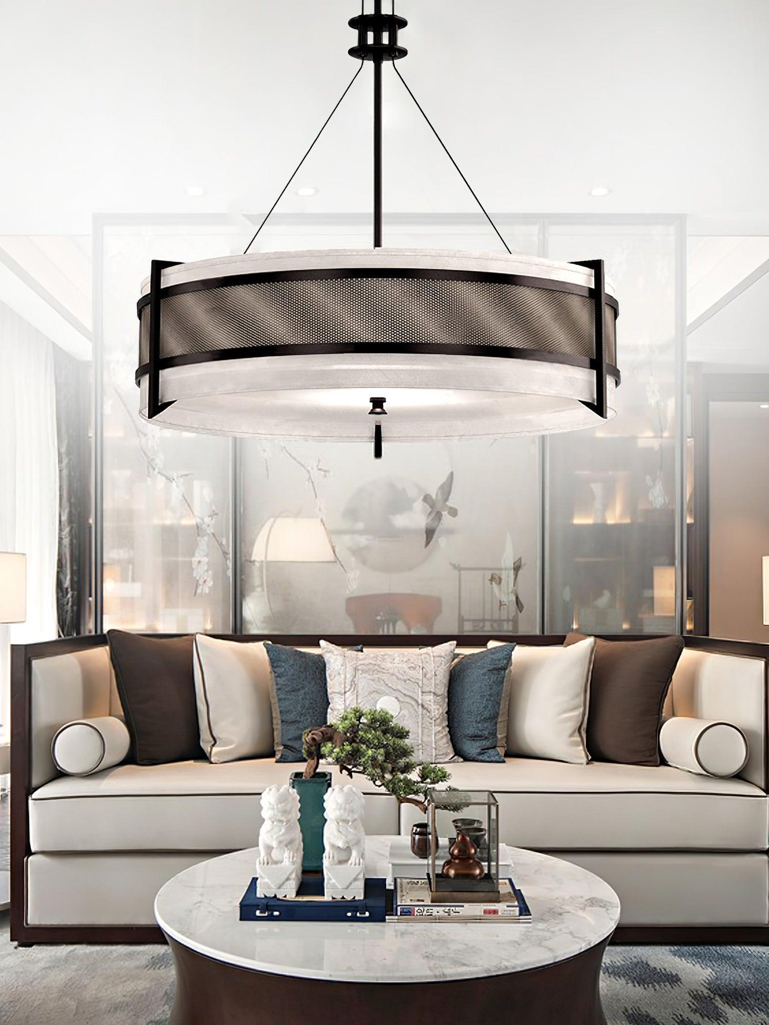 Pedesina Chandelier Φ 23.6″ - Pleated-1-Luxehomezone