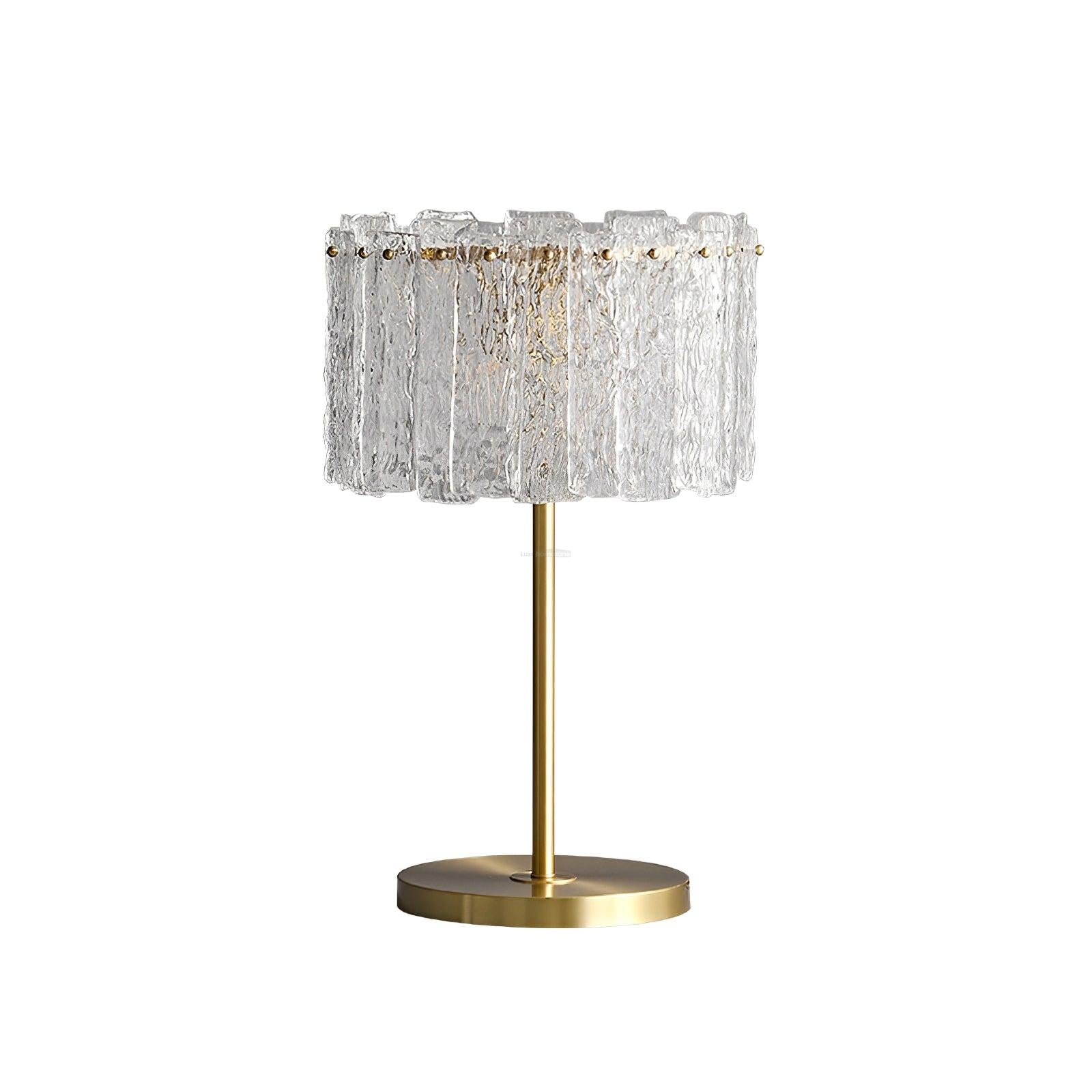 Skylar Table Lamp ∅ 13.7″ - Frosted-1-Luxehomezone