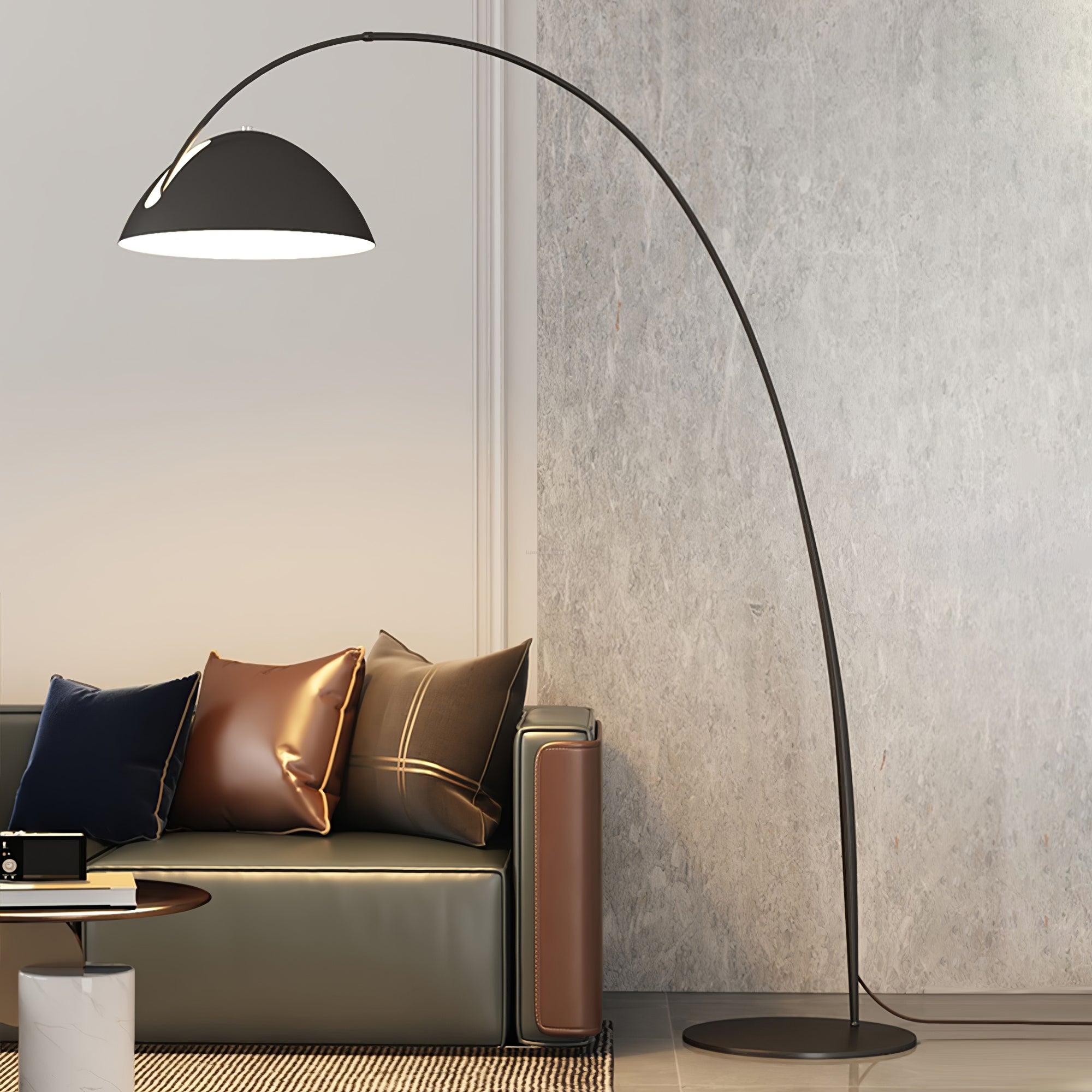 Pluma Floor Lamp ∅ 57.5″ - Bent-1-Luxehomezone