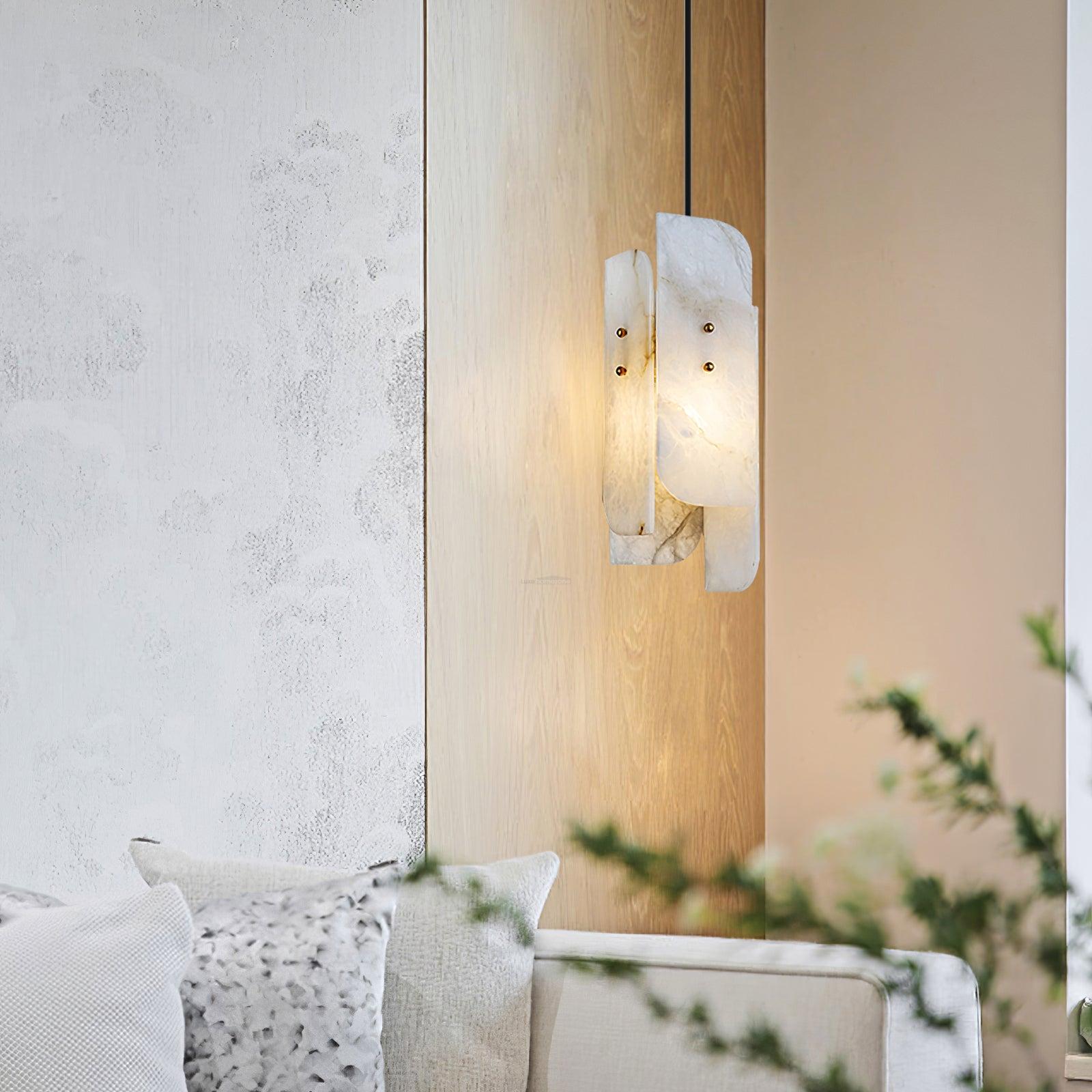 Megalith Alabaster Mini  Pendant Light - Alabaster, Alabaster Pendant-1-Luxehomezone
