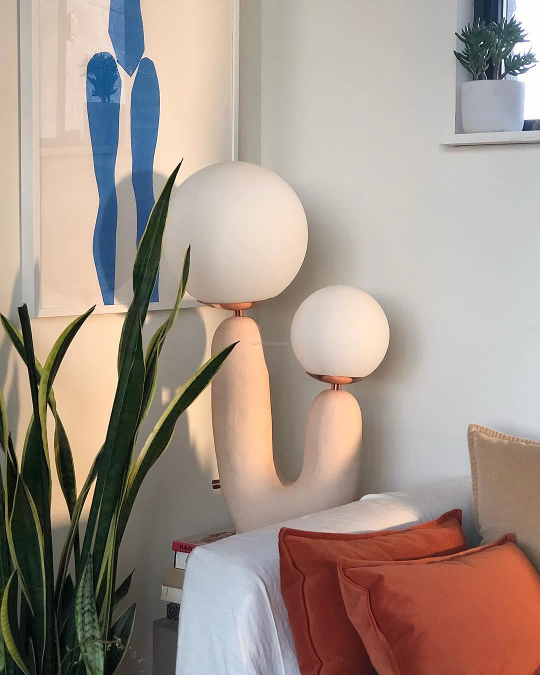 Oo Ceramics Table Lamp ∅ 22.4″ - Candy-1-Luxehomezone