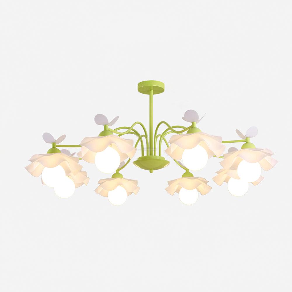 Murano Acrylic Chandelier with 3/5/8 heads - Zahara-1-Luxehomezone
