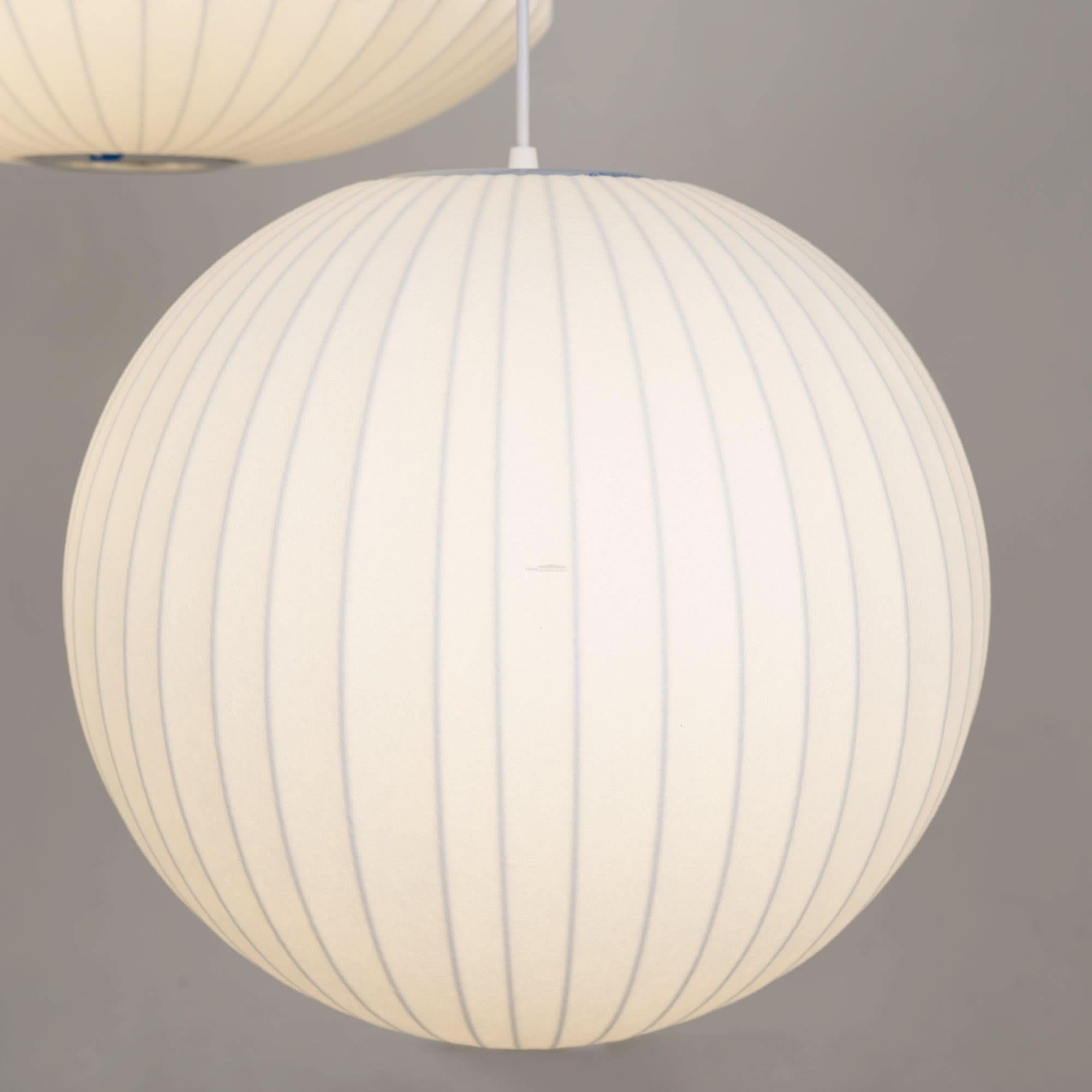 Bubble Pendant Light with Artificial Silk Lampshade - Luxehomezone