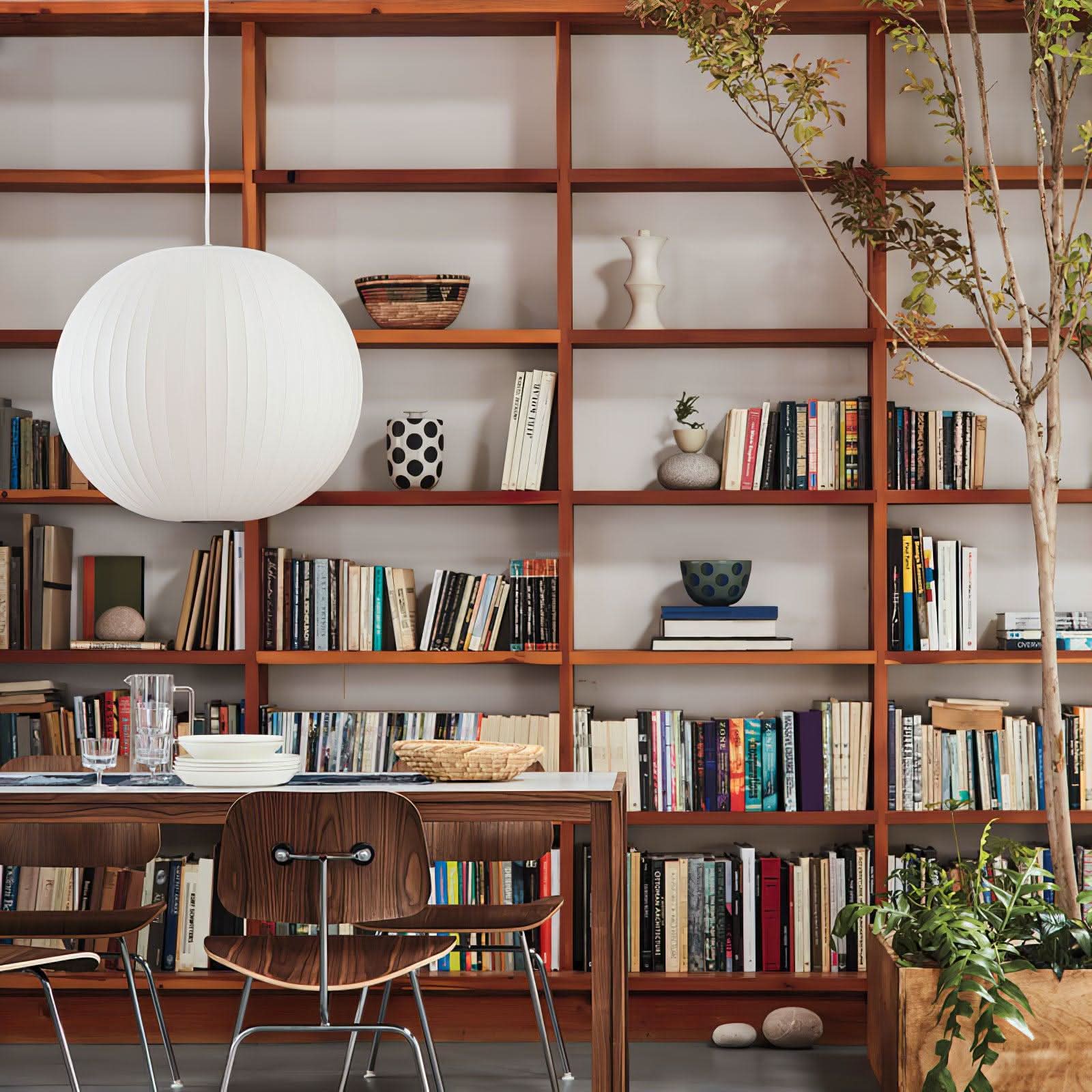 Bubble Pendant Light with Artificial Silk Lampshade - Luxehomezone