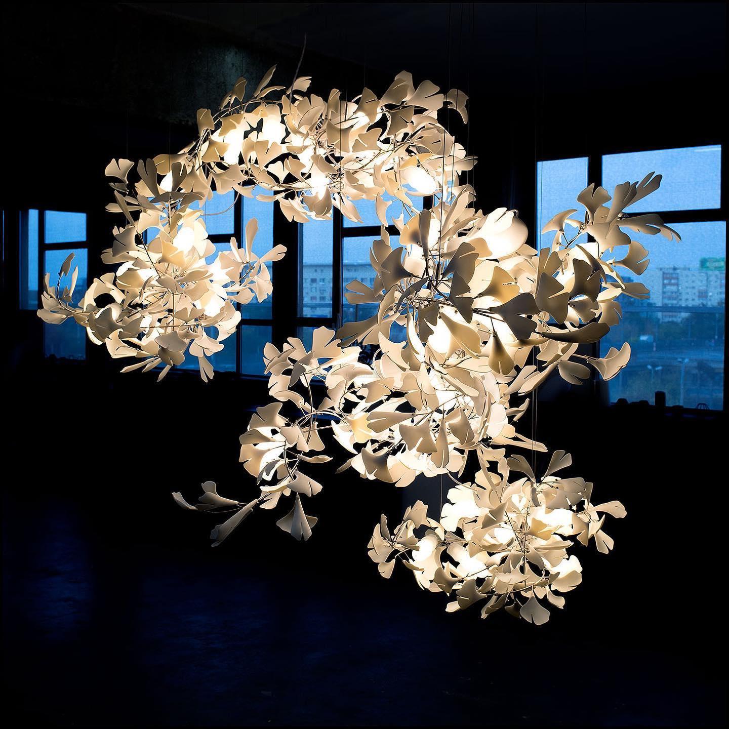 Gingko Chandelier Style C - Gingko, Gingko Chandelier-1-Luxehomezone