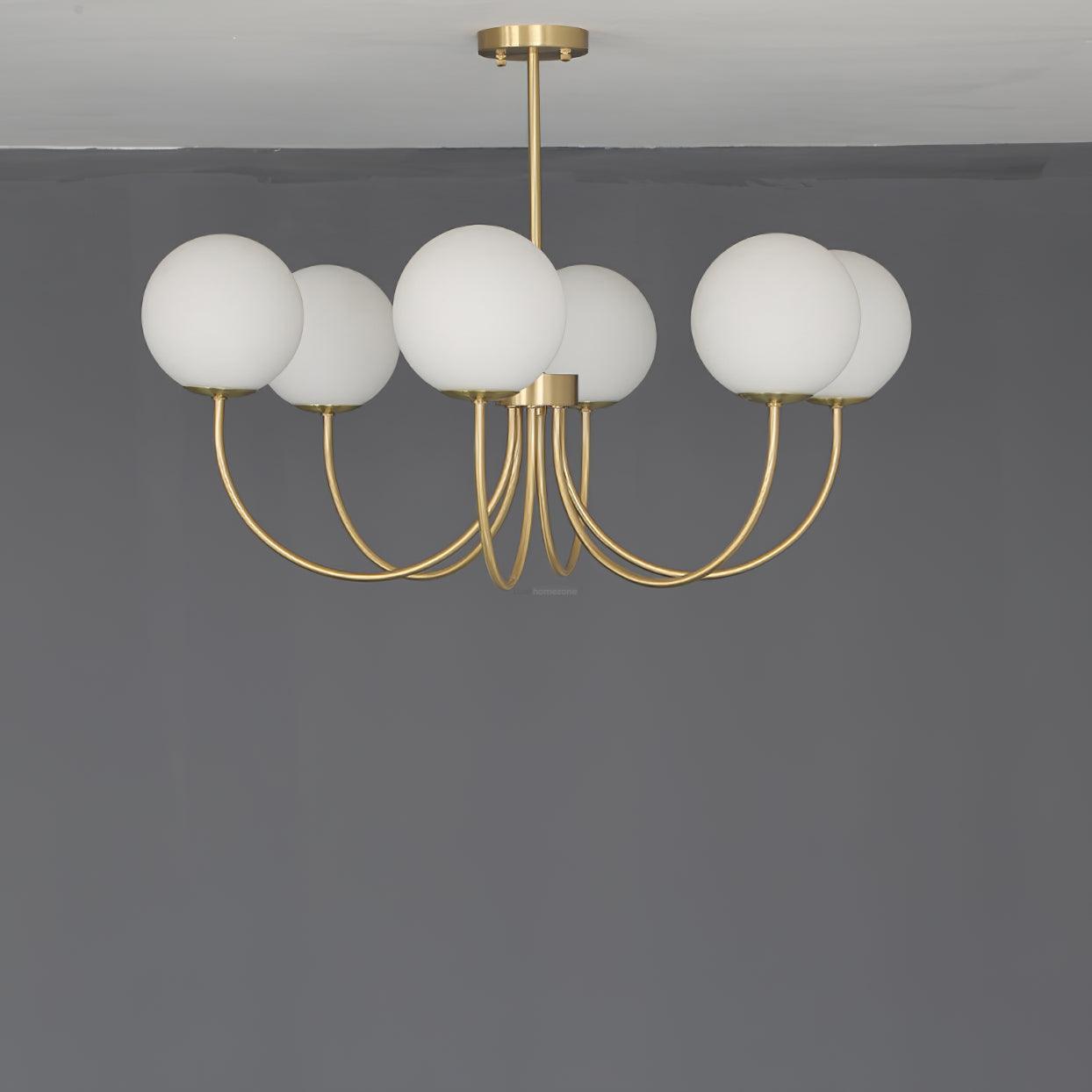 Orillia Chandelier with 6/8 heads - Bend, Marshmallow Chandelier-1-Luxehomezone