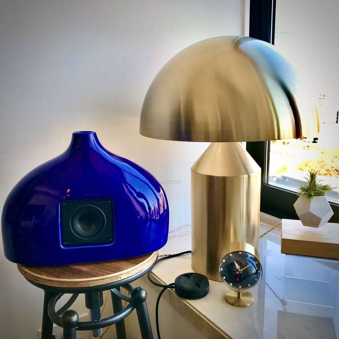 Atollo Metal Table Lamp ∅ 9.8″ - Luxehomezone
