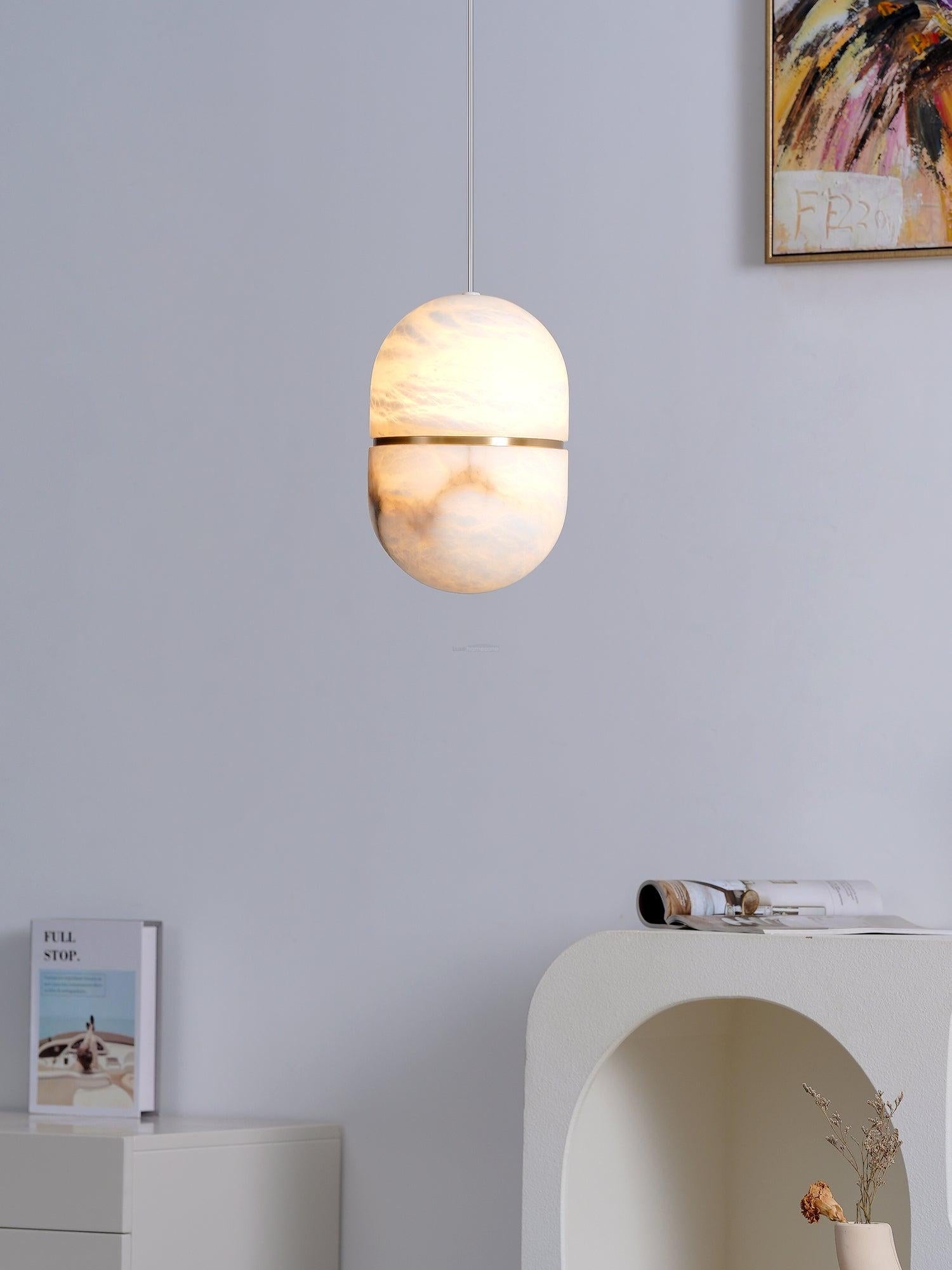 YUM Alabaster Pendant Light - Luxehomezone