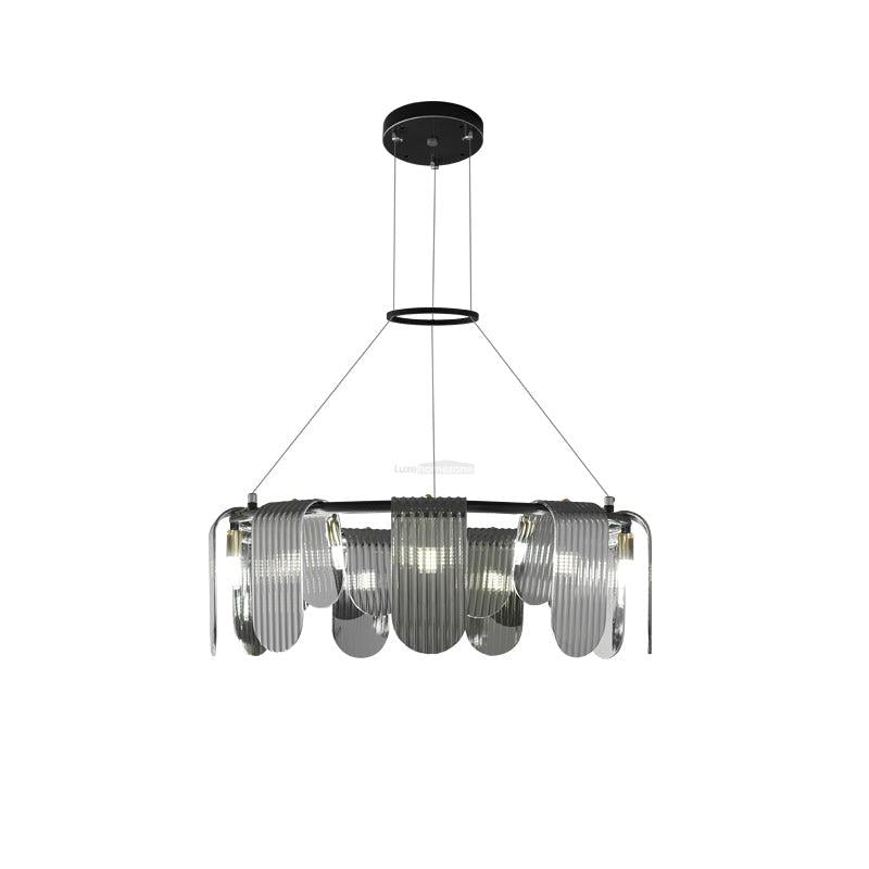 Folioles Brass Chandelier with 6/9/12 lamps - -1-Luxehomezone