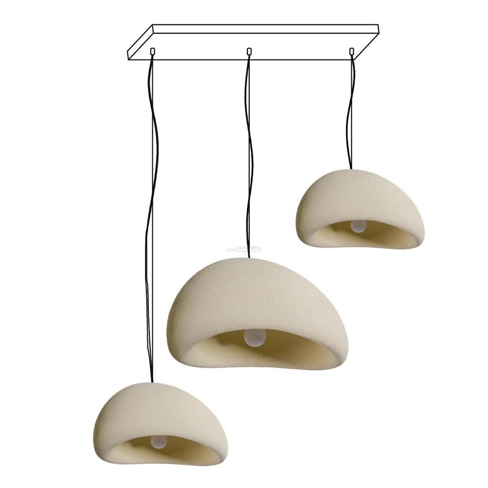 Khmara Chandelier with Rough Combination Type A - Luxehomezone