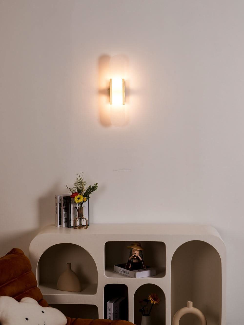 Melange Alabaster Wall Lamp - Luxehomezone