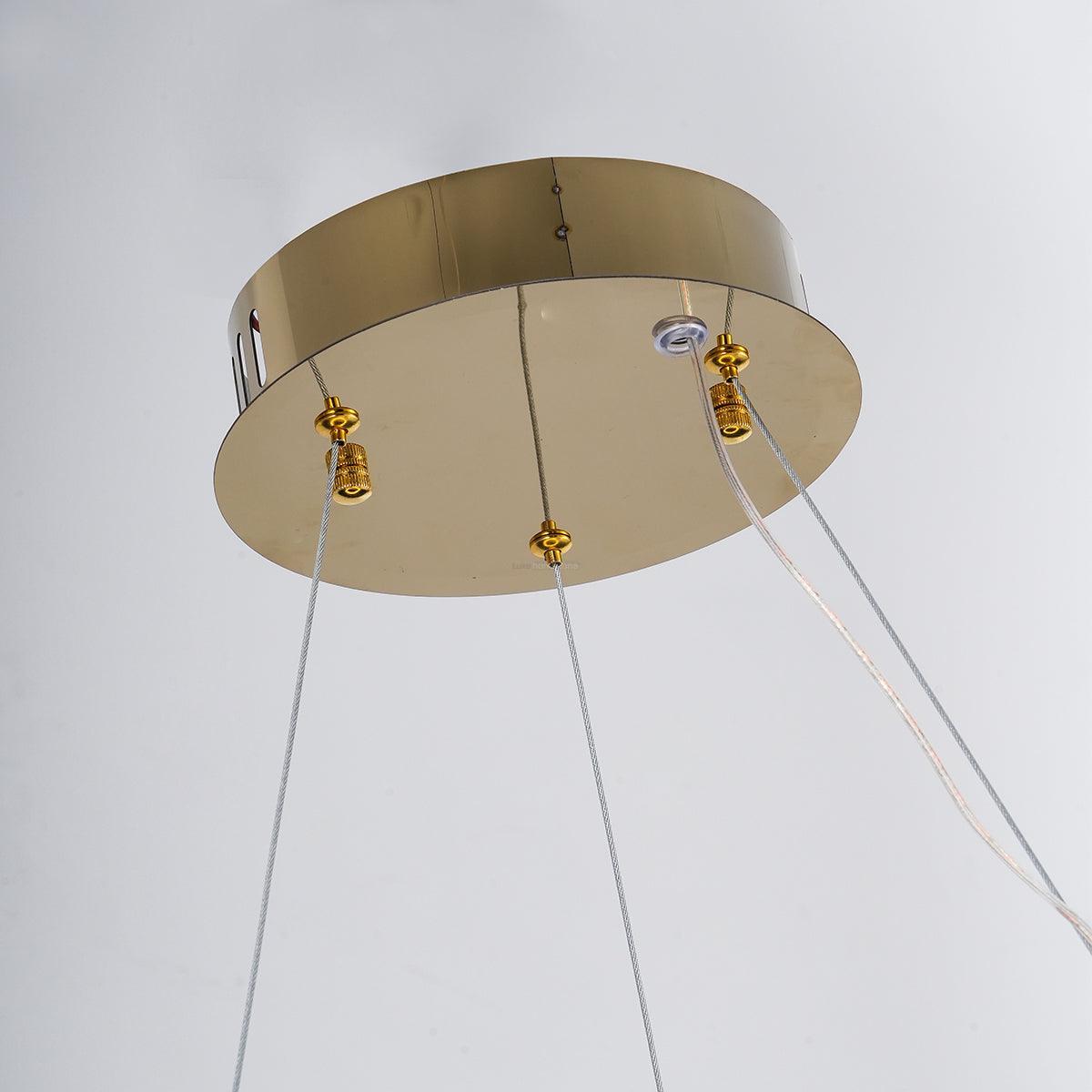 Crystal Ring Chandeliers - Crystals-1-Luxehomezone