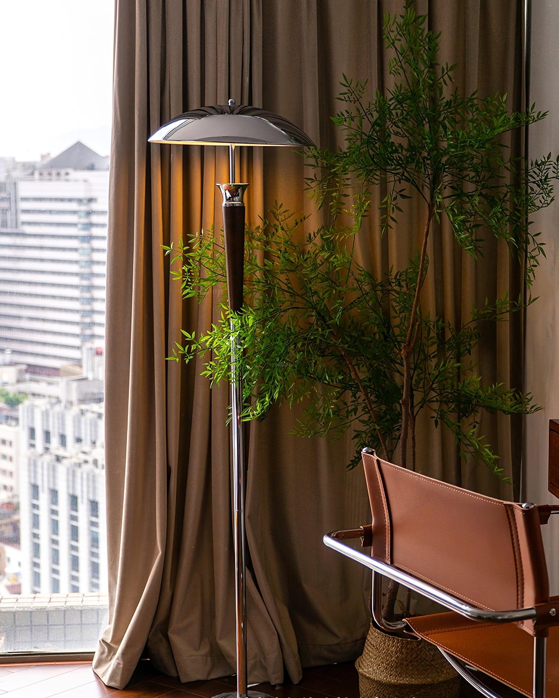 Helmet Floor Lamp ∅ 15.7″ - Geometry-1-Luxehomezone