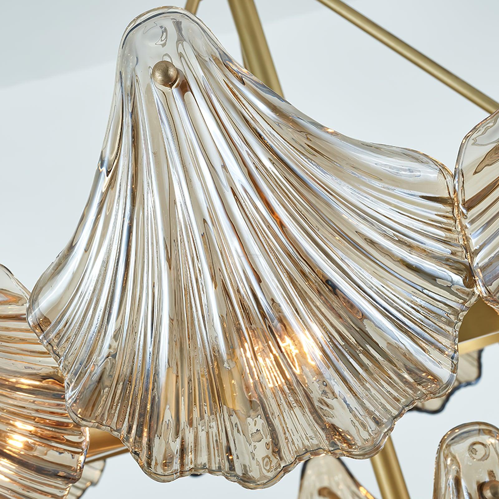 Shell Crystal Chandelier with 3/6/8 heads - Luxehomezone