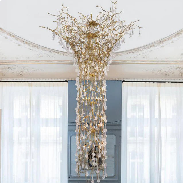 Solara Round Chandelier 59" Tree Branch
