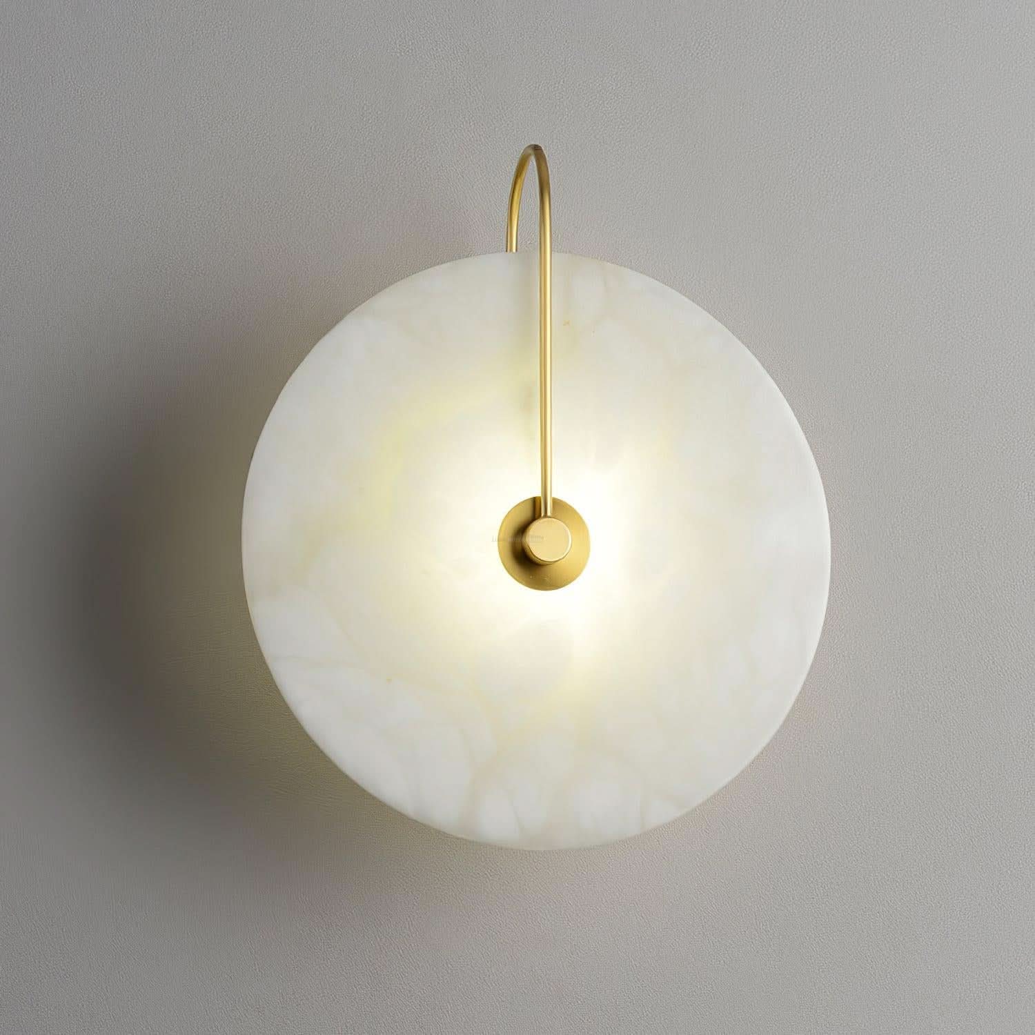 Alabaster LED Wall Lamp 6''/8''/10''/12'' - Luxehomezone