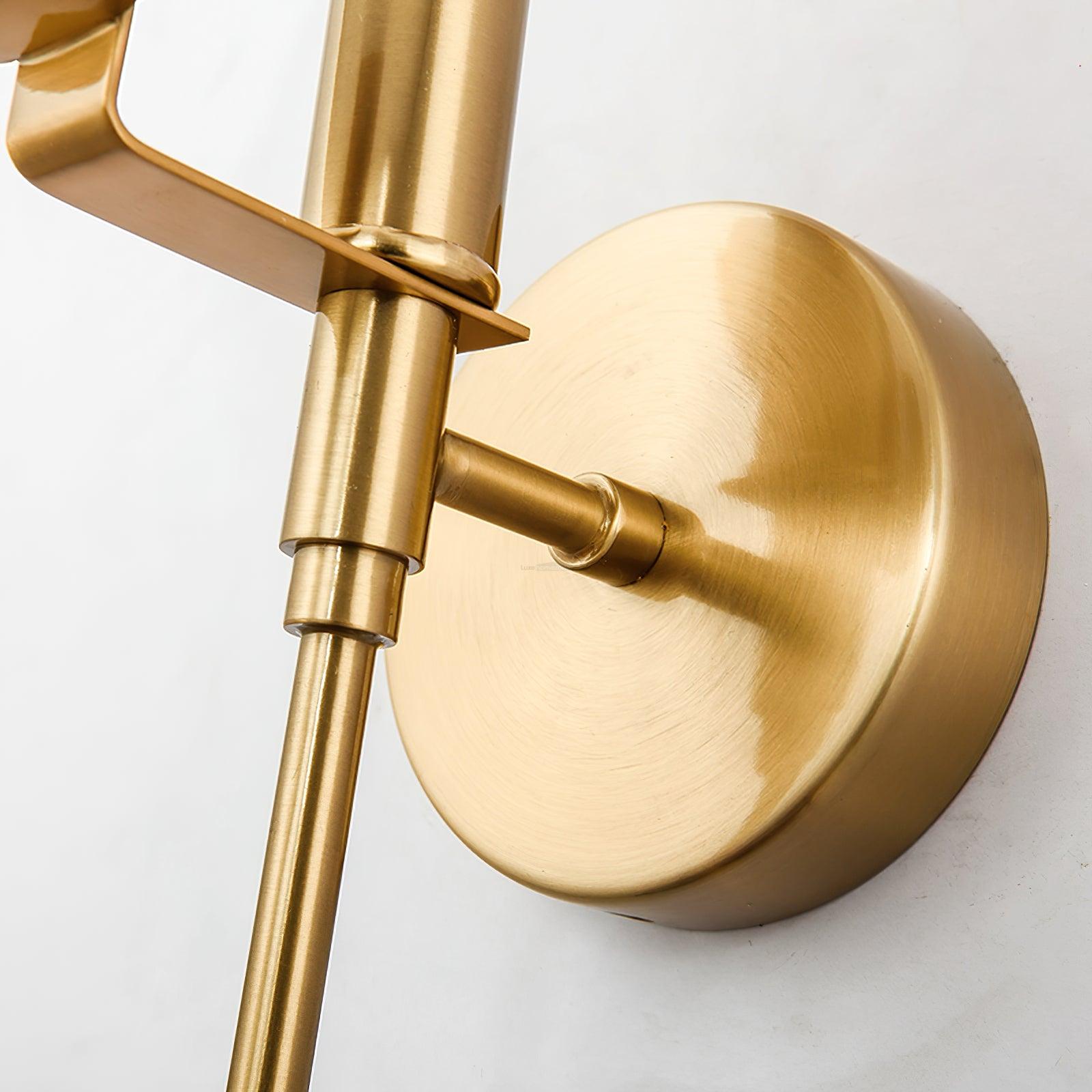 Ava Alabaster Brass Wall Sconce - Alabaster, Alabaster Wall Lamp-1-Luxehomezone