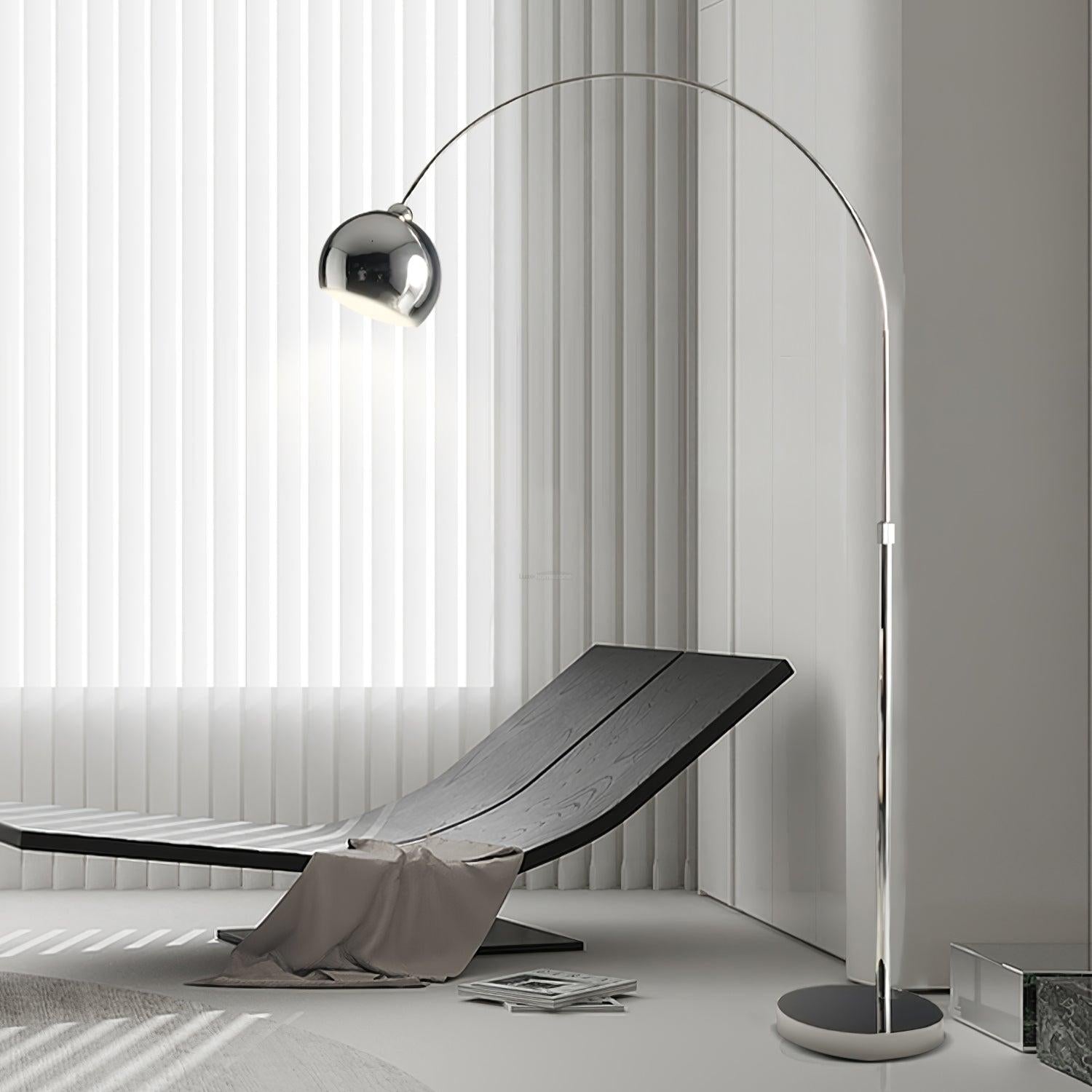 Angle Floor Lamp ∅ 43.3″ - Bent-1-Luxehomezone