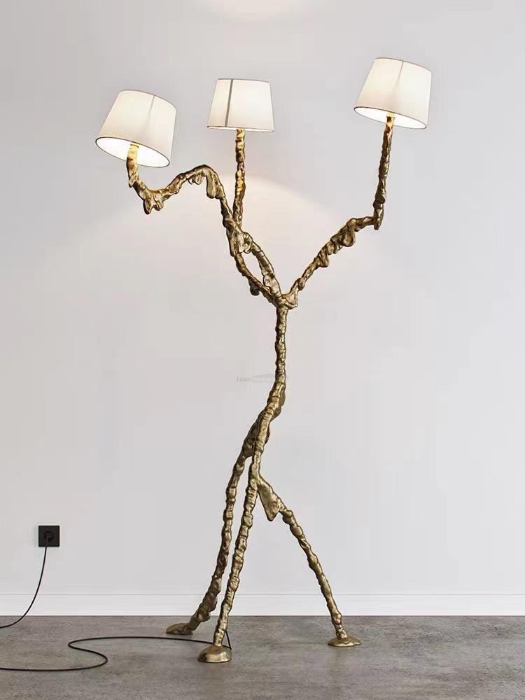 Ines Floor Lamp ∅ 31.5″ - Drapery-1-Luxehomezone