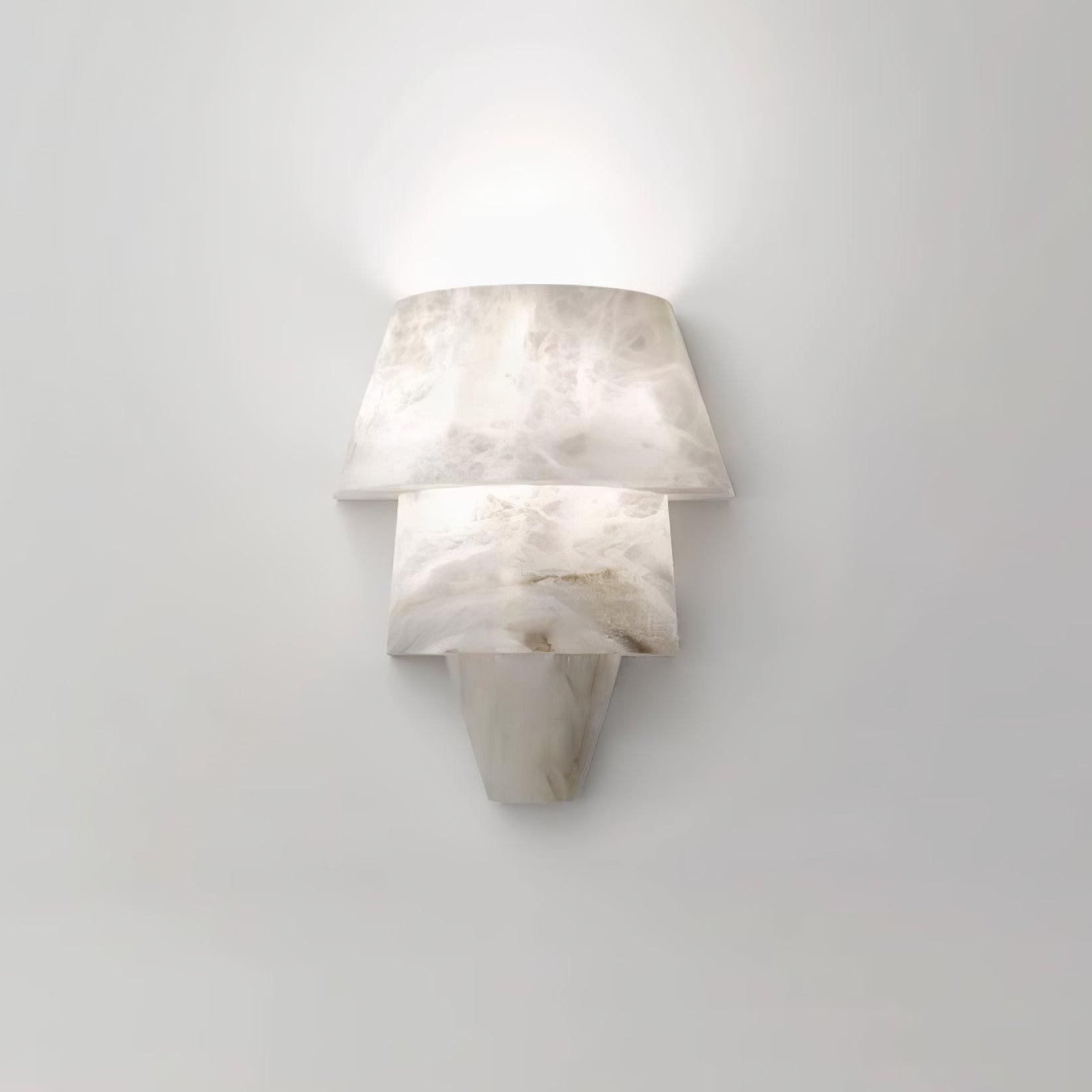 Laboratory Wall Sconce - Alabaster, Alabaster Wall Lamp-1-Luxehomezone