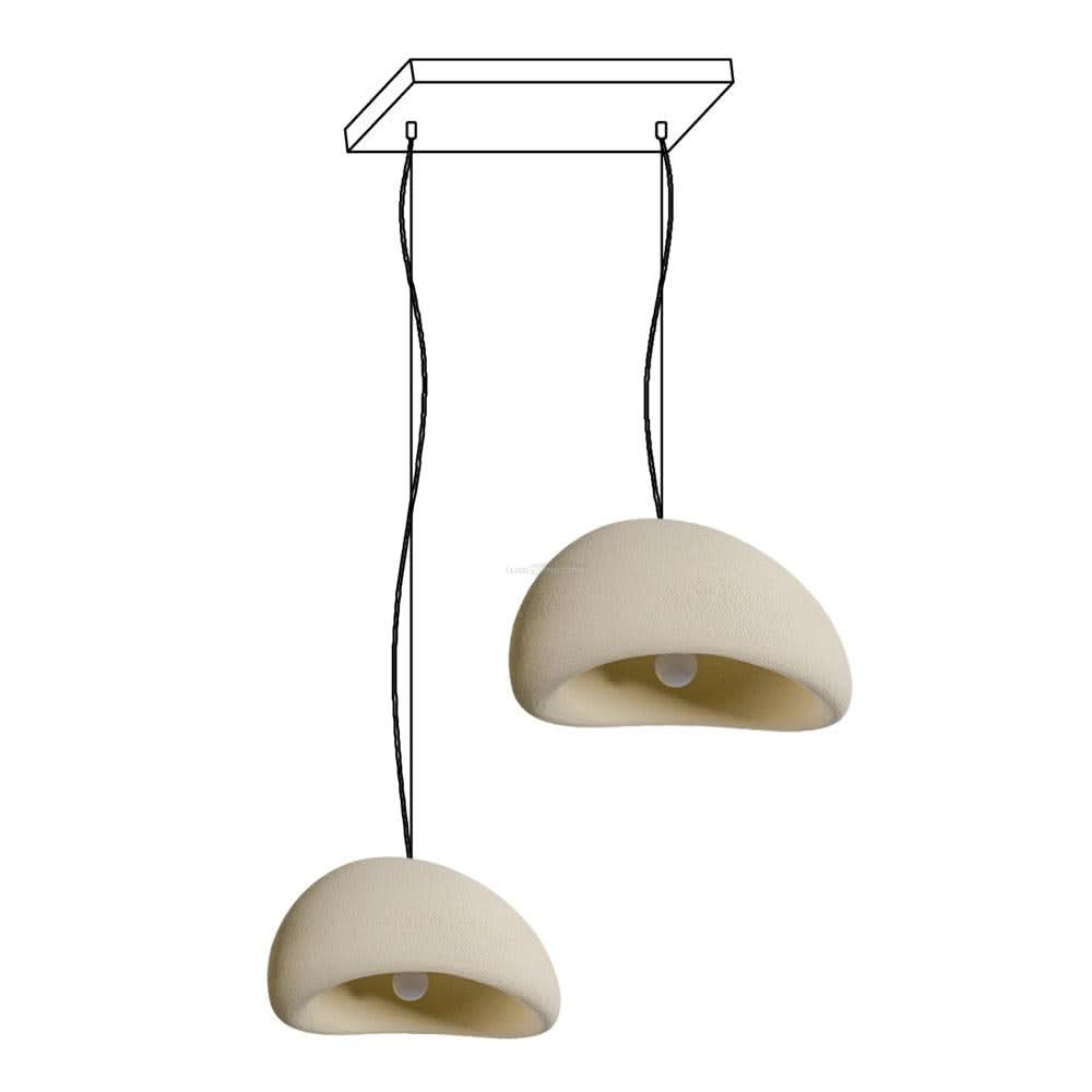 Khmara Chandelier with Rough Combination Type A - Luxehomezone