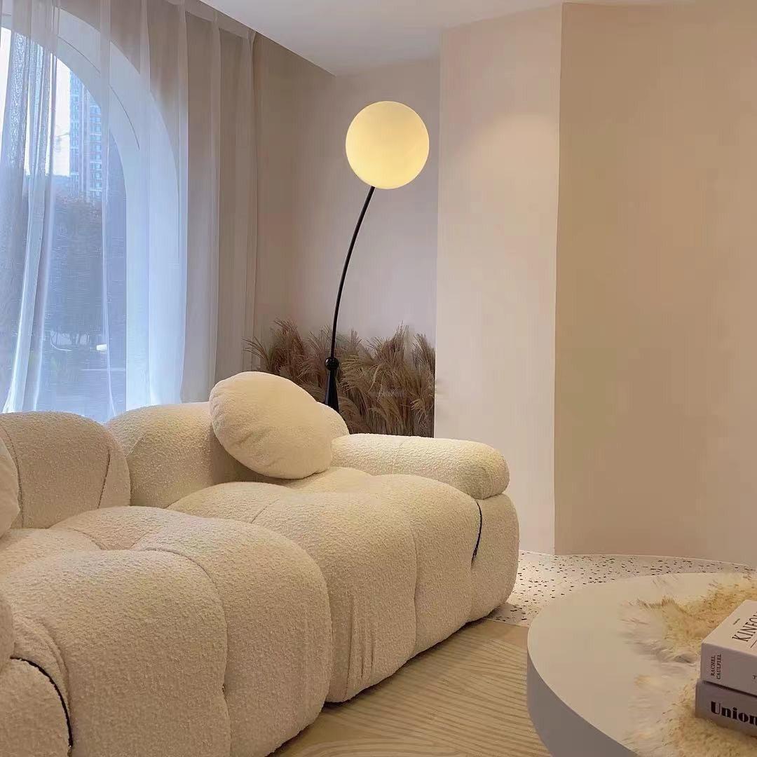 Opal Arc Floor Light - Bent-1-Luxehomezone