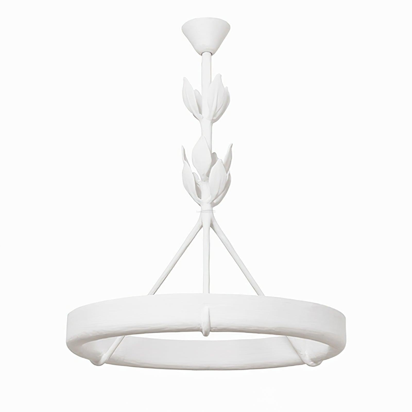 Tinsley Plaster Chandelier ∅ 23.6″/31.5'' - Alabaster, Alabaster Chandelier, Alabaster Pendant, Unknown-1-Luxehomezone