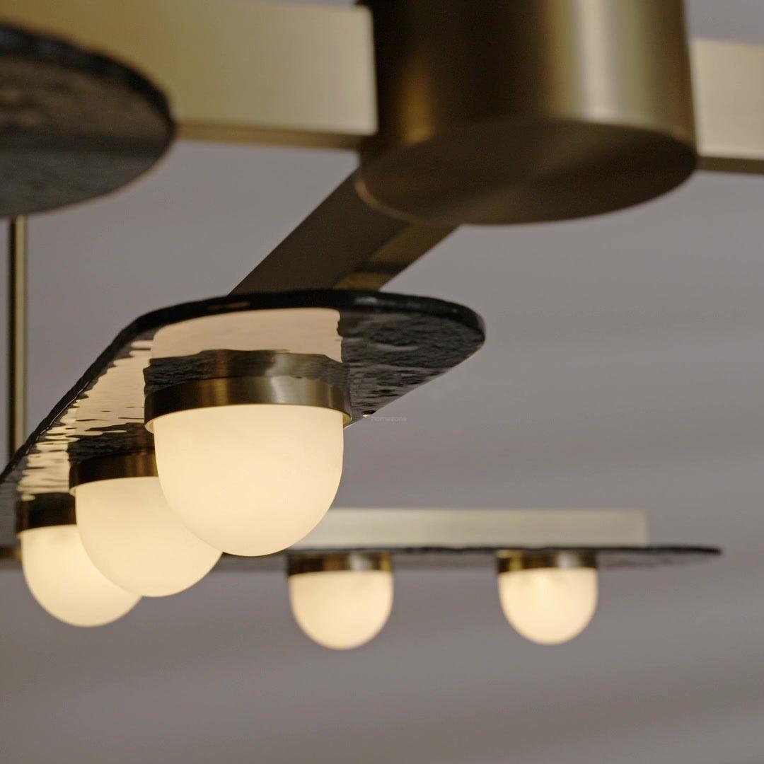 Modulo Horizontal Linear Chandelier - Luxehomezone