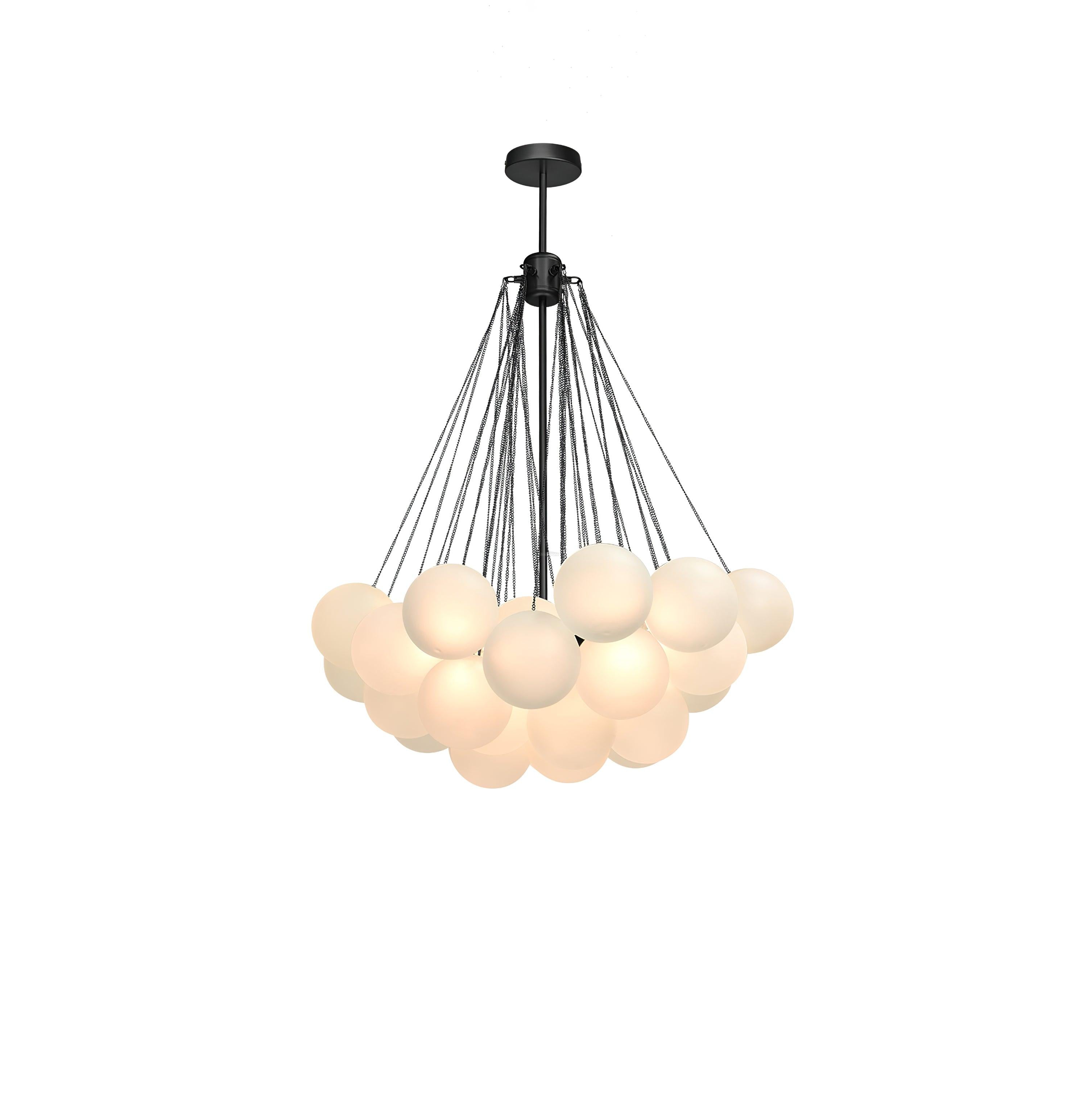 Glass Bubble Chandelier - Bend, chandeliers-1-Luxehomezone