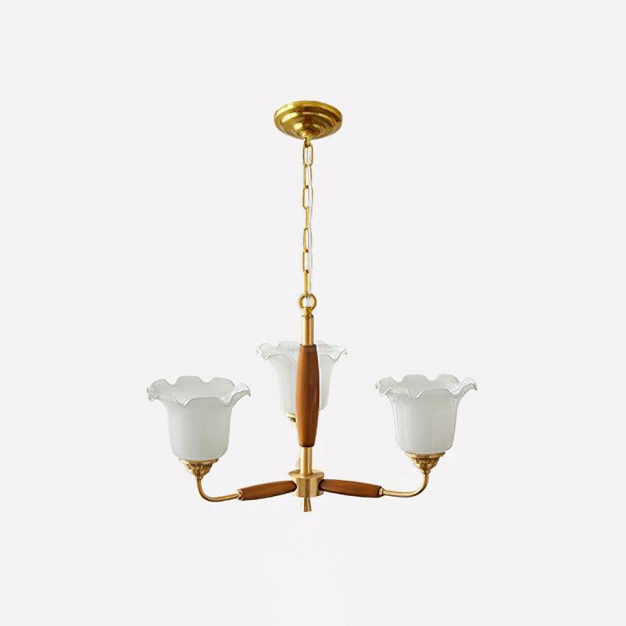 Trumpet Flower Glass Chandelier  ∅ 19.7″ - Zahara-1-Luxehomezone