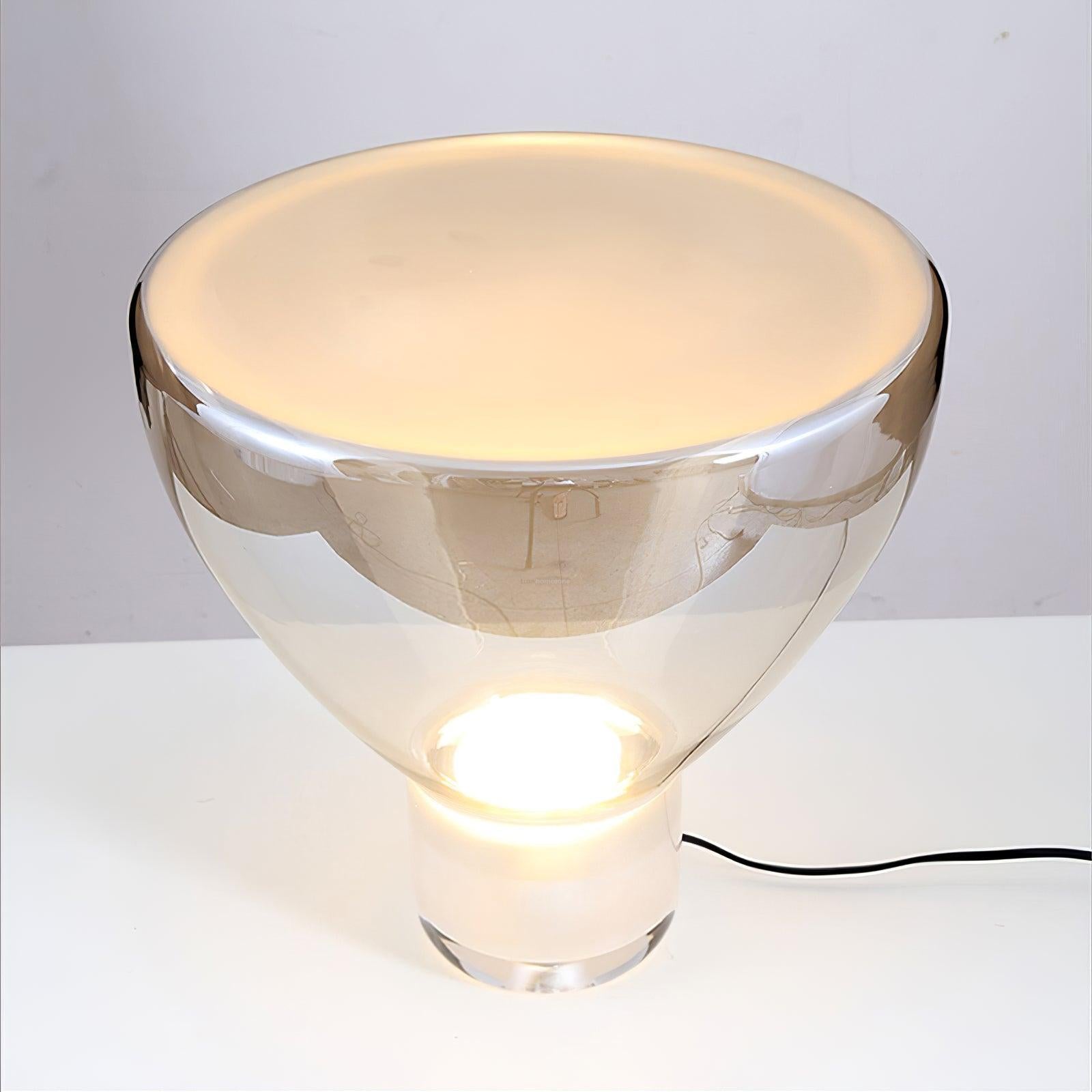Aella Table Lamp  ∅ 12.5″ ∅ 14.9″ - Art Glass-1-Luxehomezone