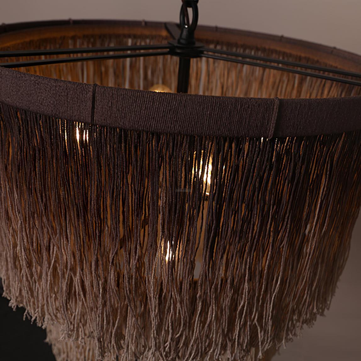 Tassel Chandelier ∅ 17.7″ - Tassel-1-Luxehomezone