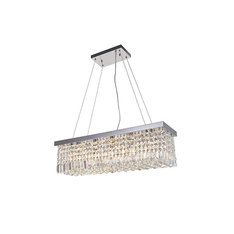 Crystal Long Canopy Chandelier - Crystals, Tassel-1-Luxehomezone