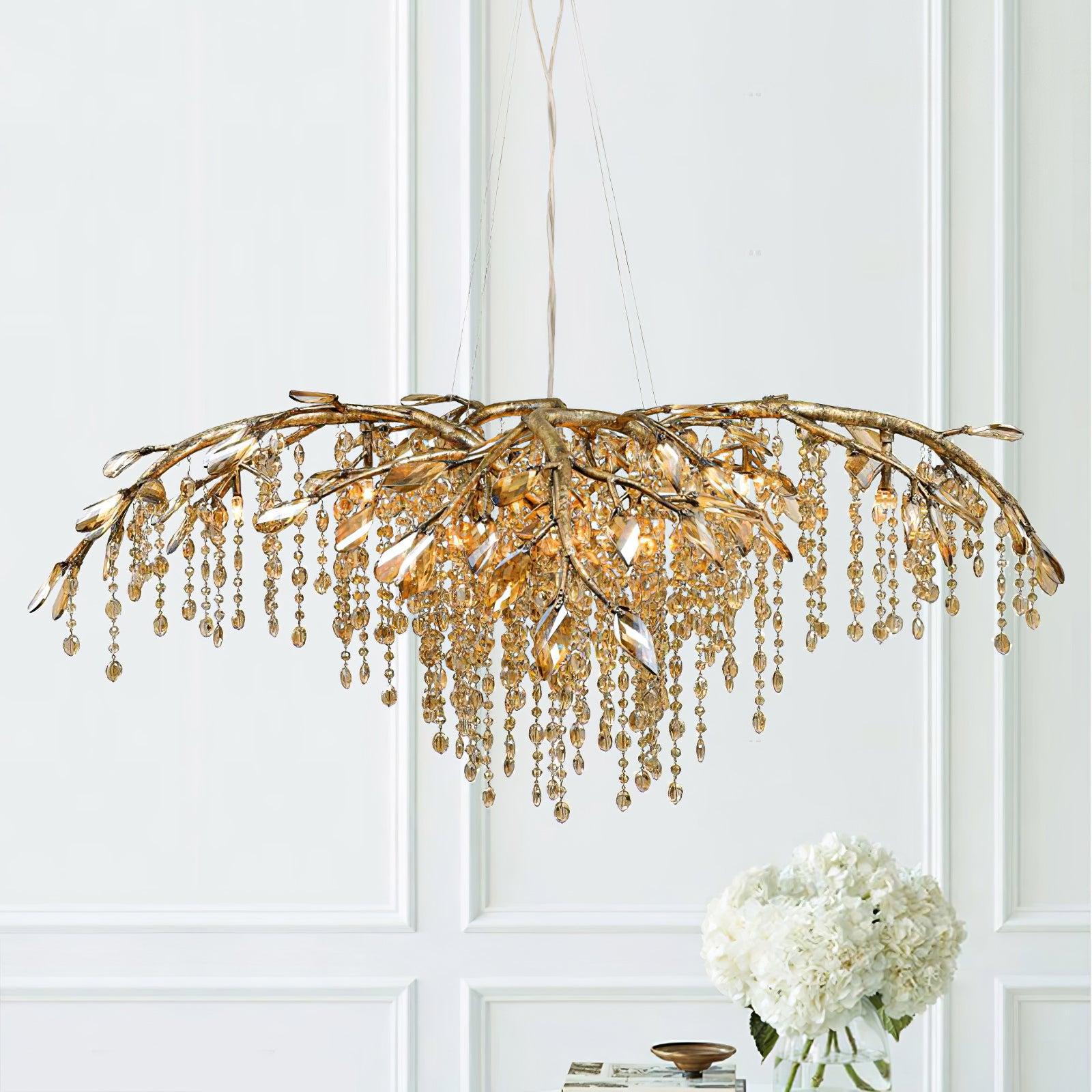 Autumn Twilight Round/Linear Chandelier - Branch-1-Luxehomezone