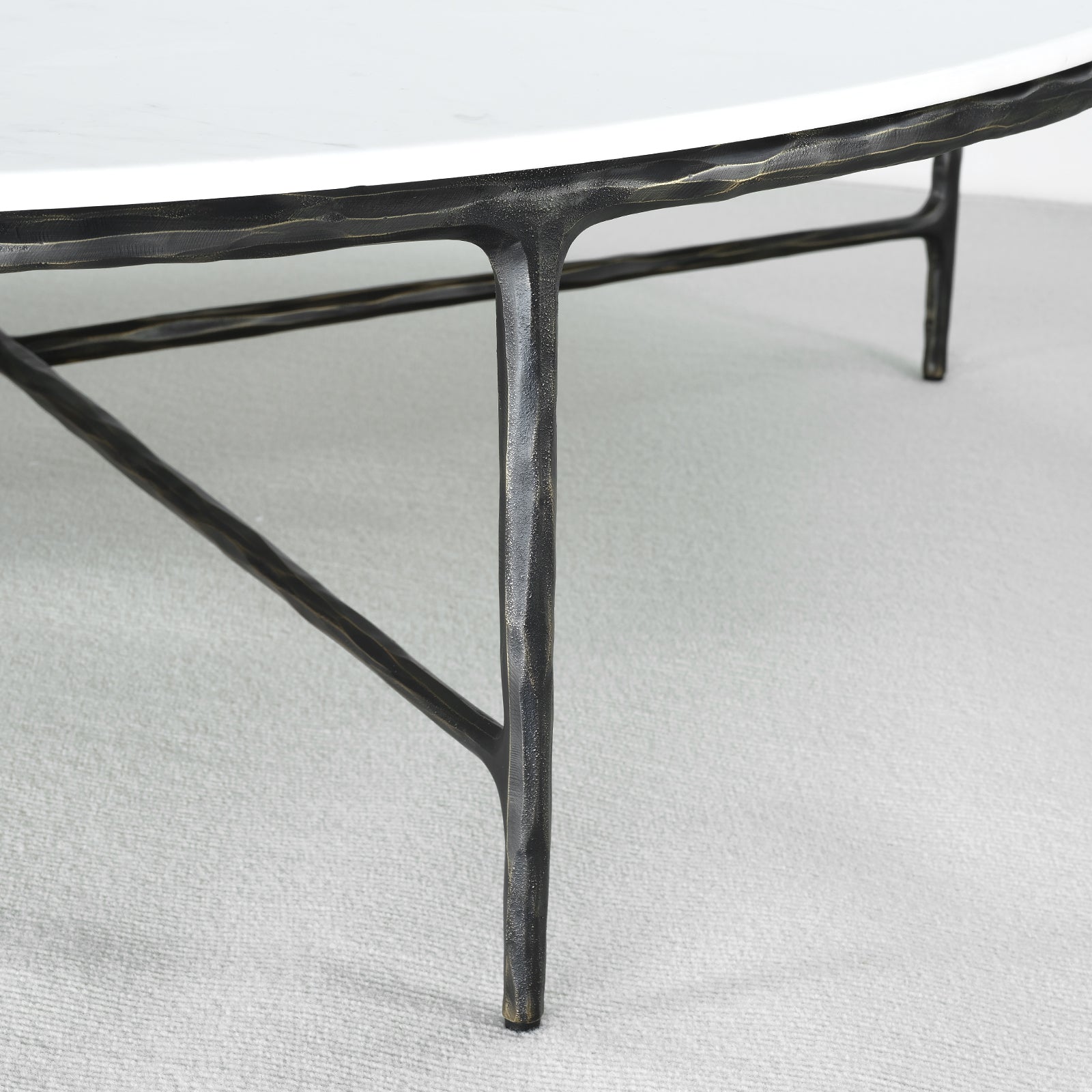 Thaddeus Marble Round Coffee Table 36" 55"