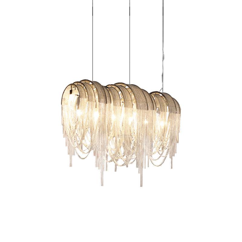 Length Chains Chandelier ∅ 23.6″ - Tassel-1-Luxehomezone