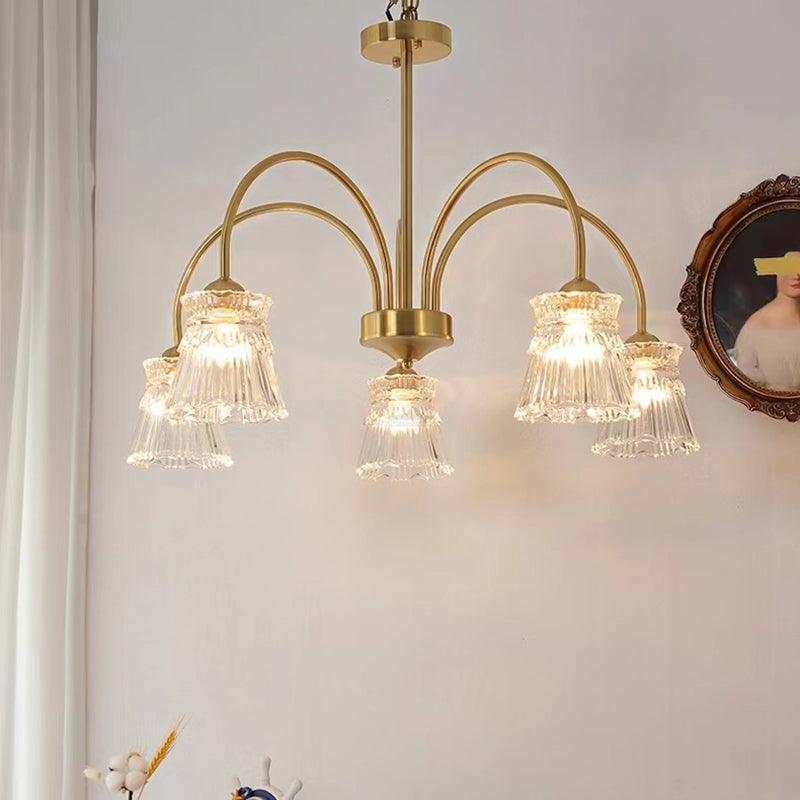 Ice Cream Crystal Chandeliers with 3/5/6/8 heads - Zahara-1-Luxehomezone
