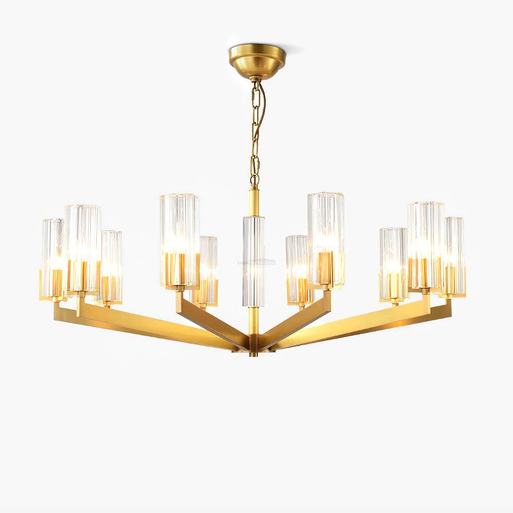 Kayla Brass Chandelier with 6/8/10/15 heads - Luxehomezone