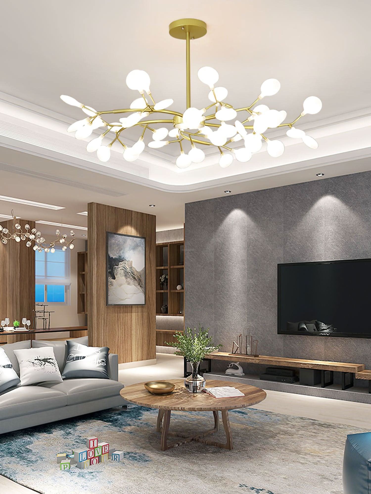 LED Firefly Sputnik Chandelier - Luxehomezone